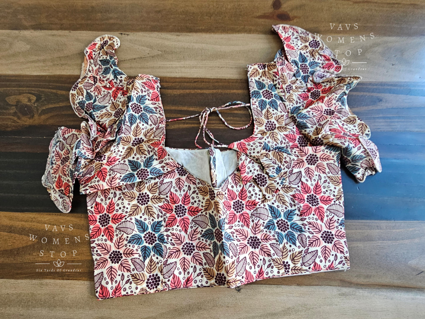 Ruffle Cotton Blouse