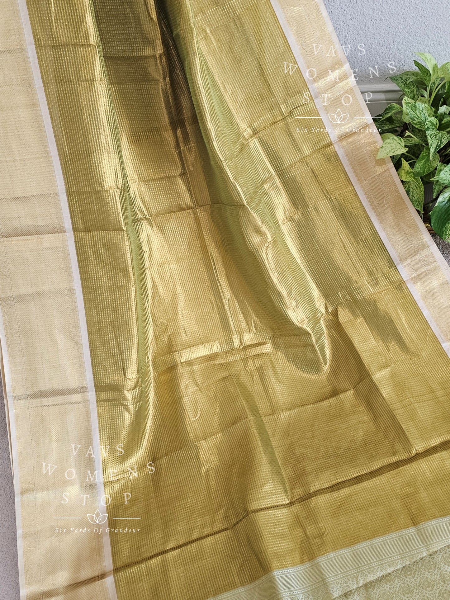 Kota Tissue Saree - Blouse