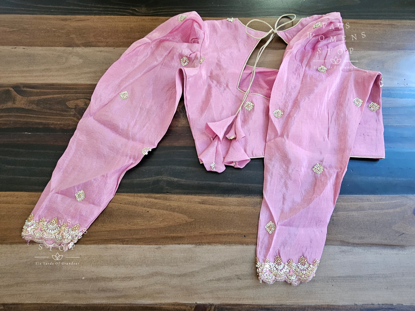 Full Sleeves Tissue Blouse