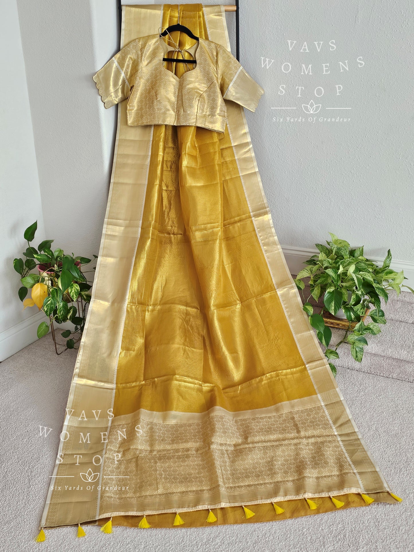 Kota Tissue Saree - Blouse