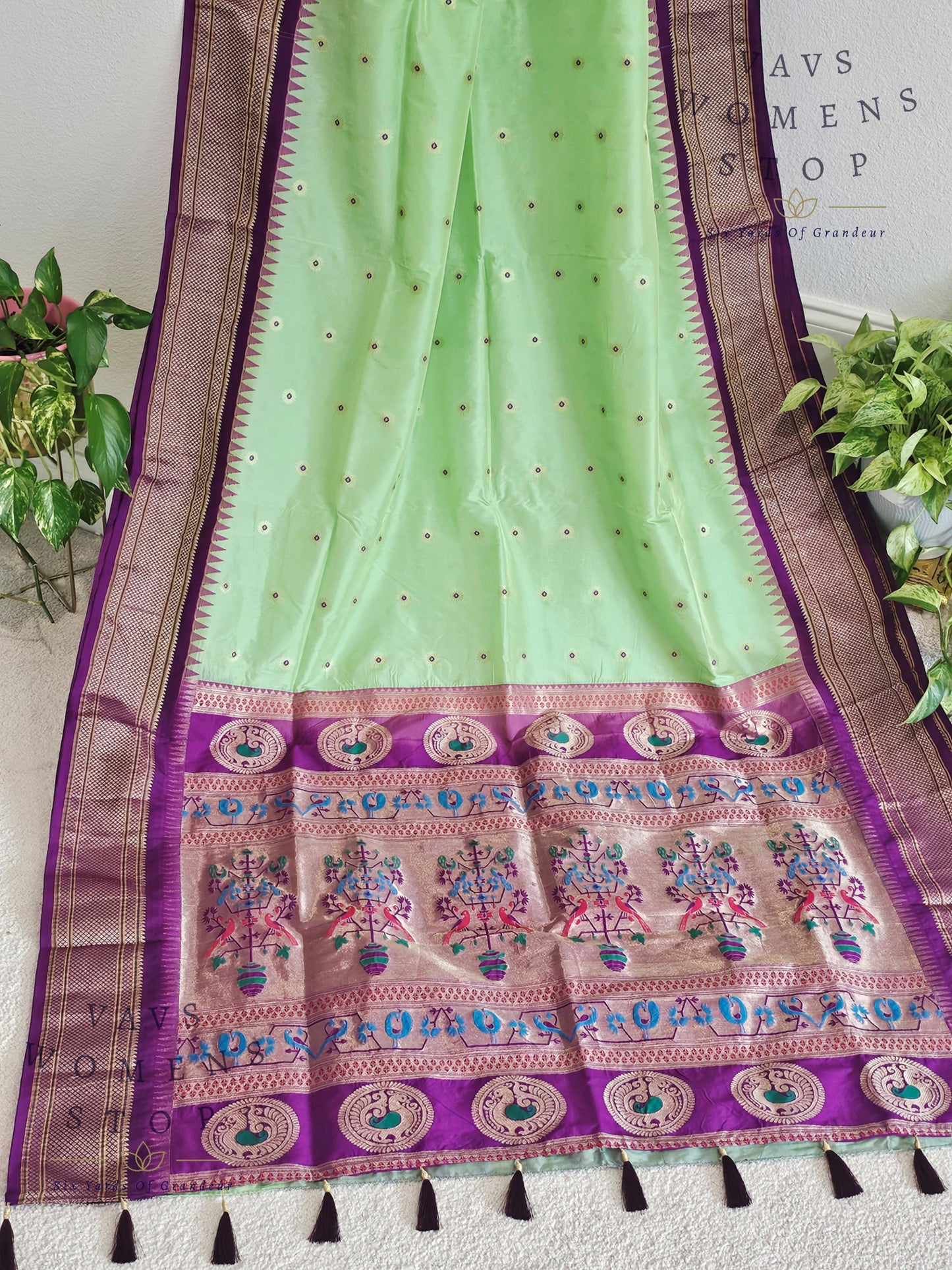 Semi Gadwal Silk Saree - Blouse