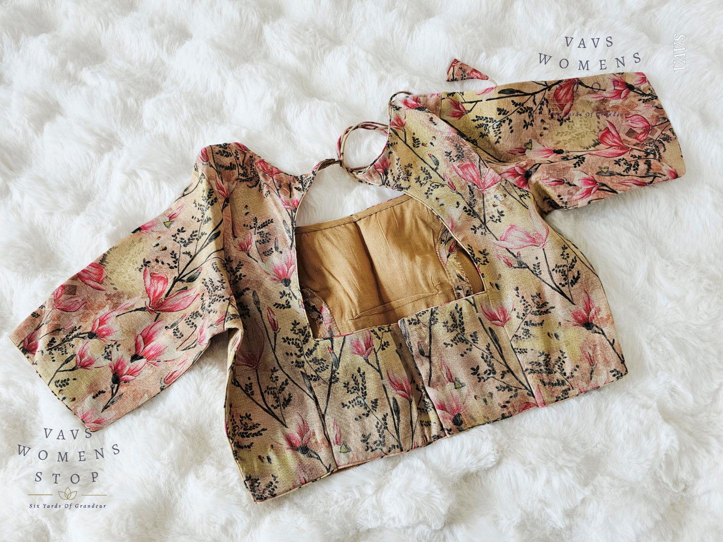 Floral Tissue Blouse