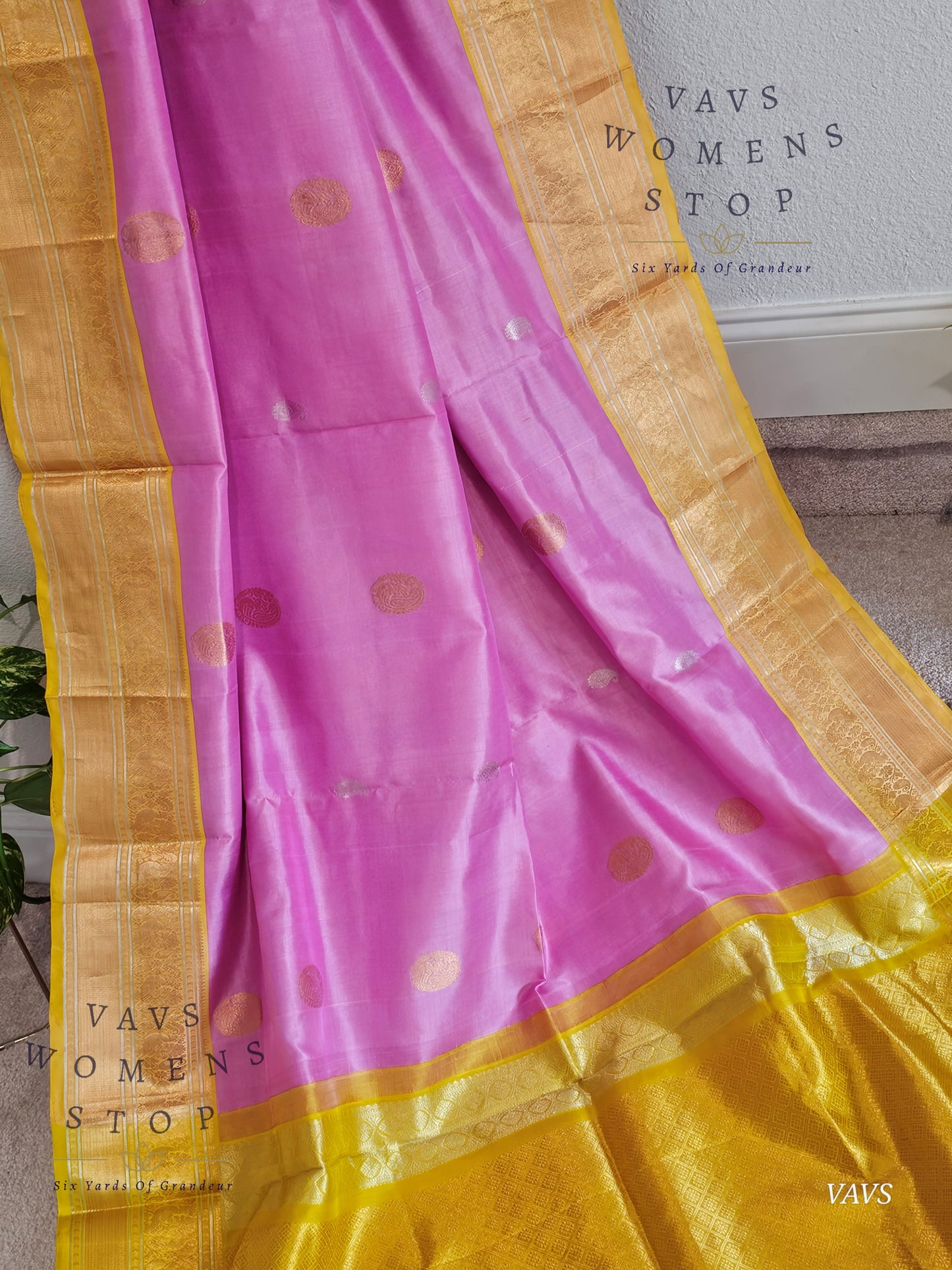 Authentic Pure Silk by Silk Handloom Saree – Maggam Blouse, Wedding & Festive Wear – Ready to Ship from Prosper, Texas USA