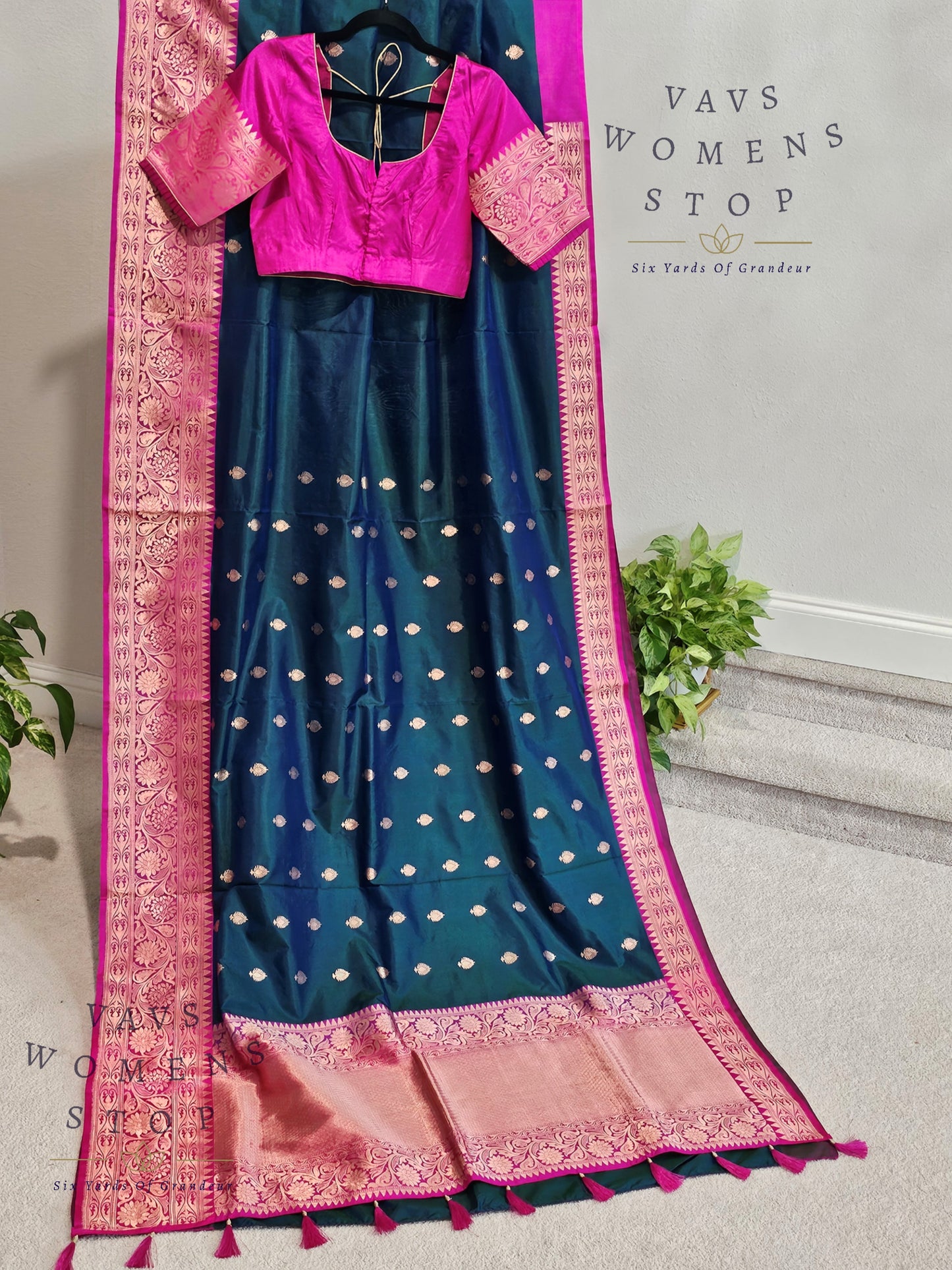 Pure Benarasi Katan Pattu Saree - Blouse