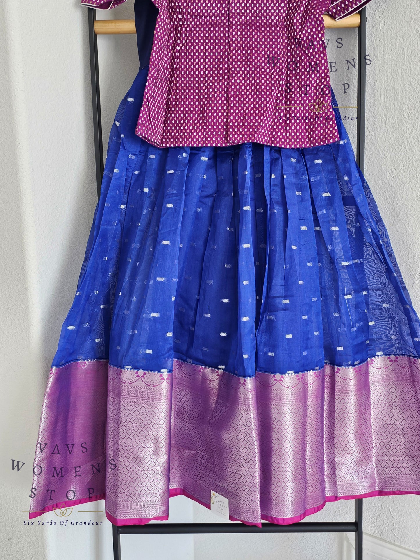 Semi Organza Designer Lehenga Blouse
