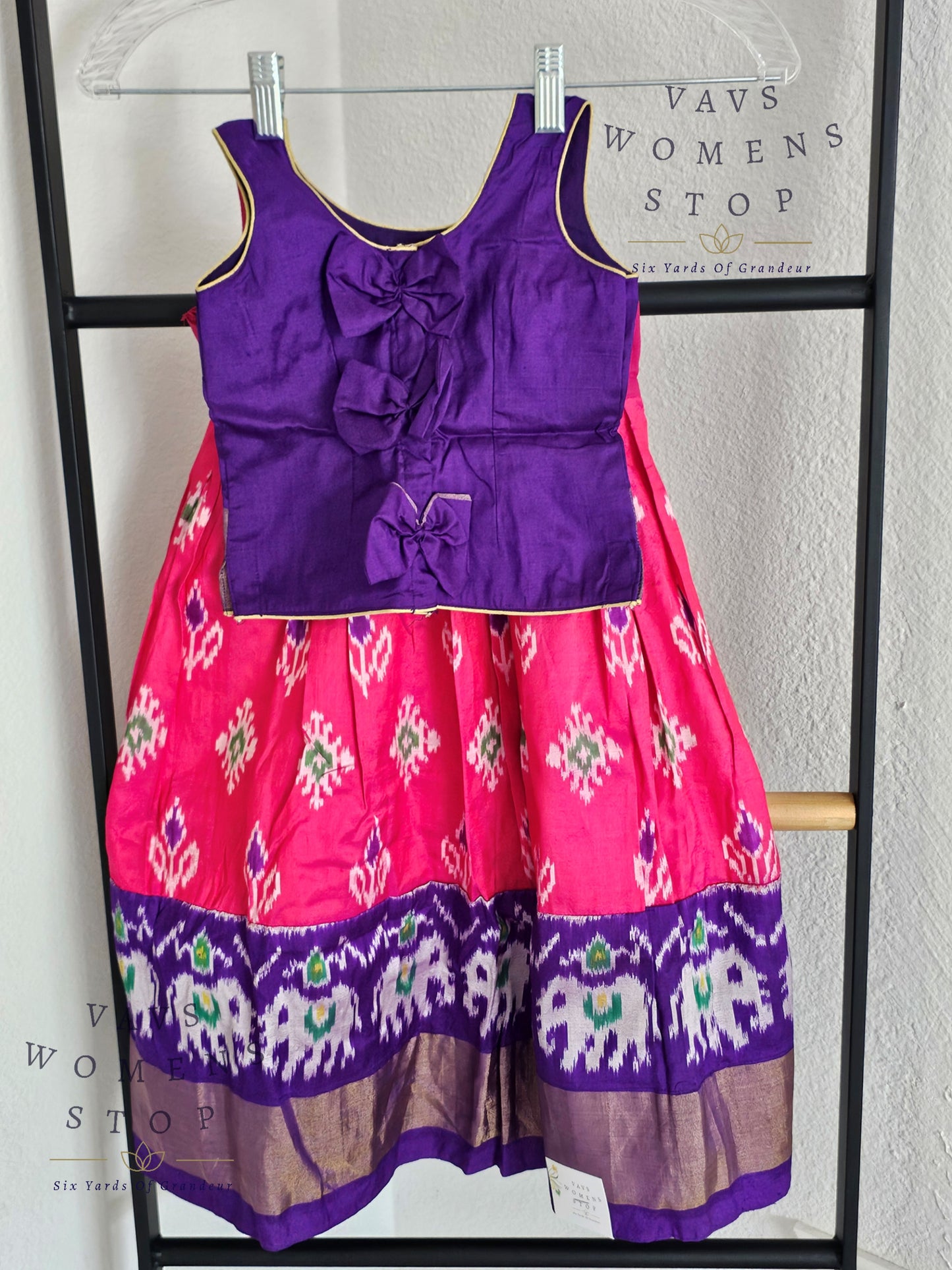 Pure Ikkat Silk Lehenga Blouse
