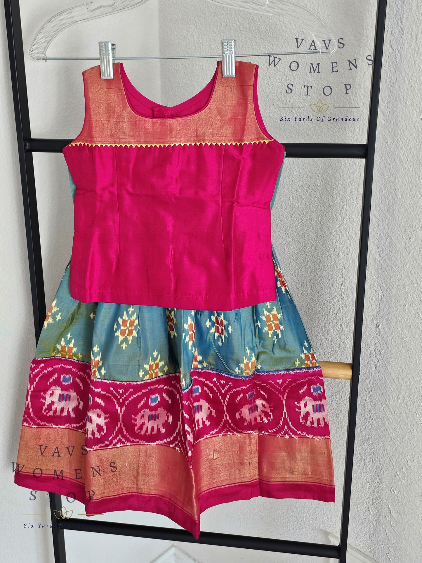 Pure Ikkat Langa Blouse