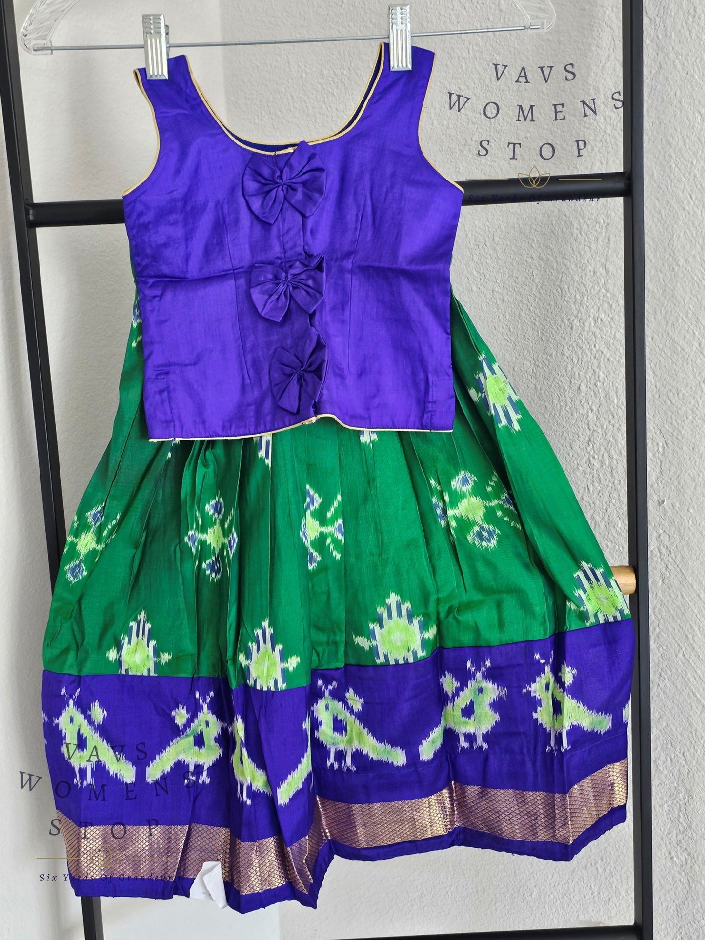 Pure Ikkat Silk Lehenga Blouse