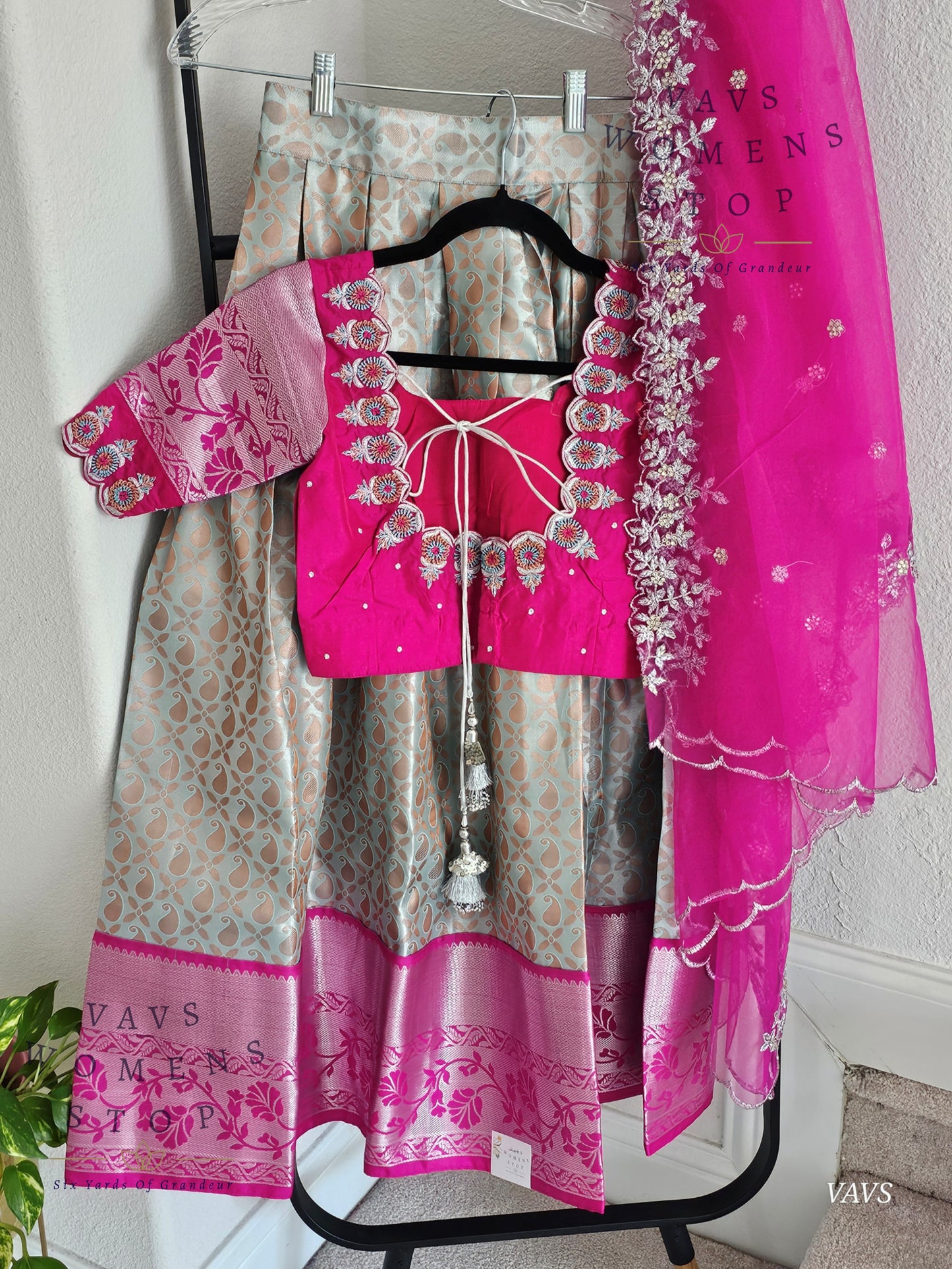 Traditional Half Saree Set