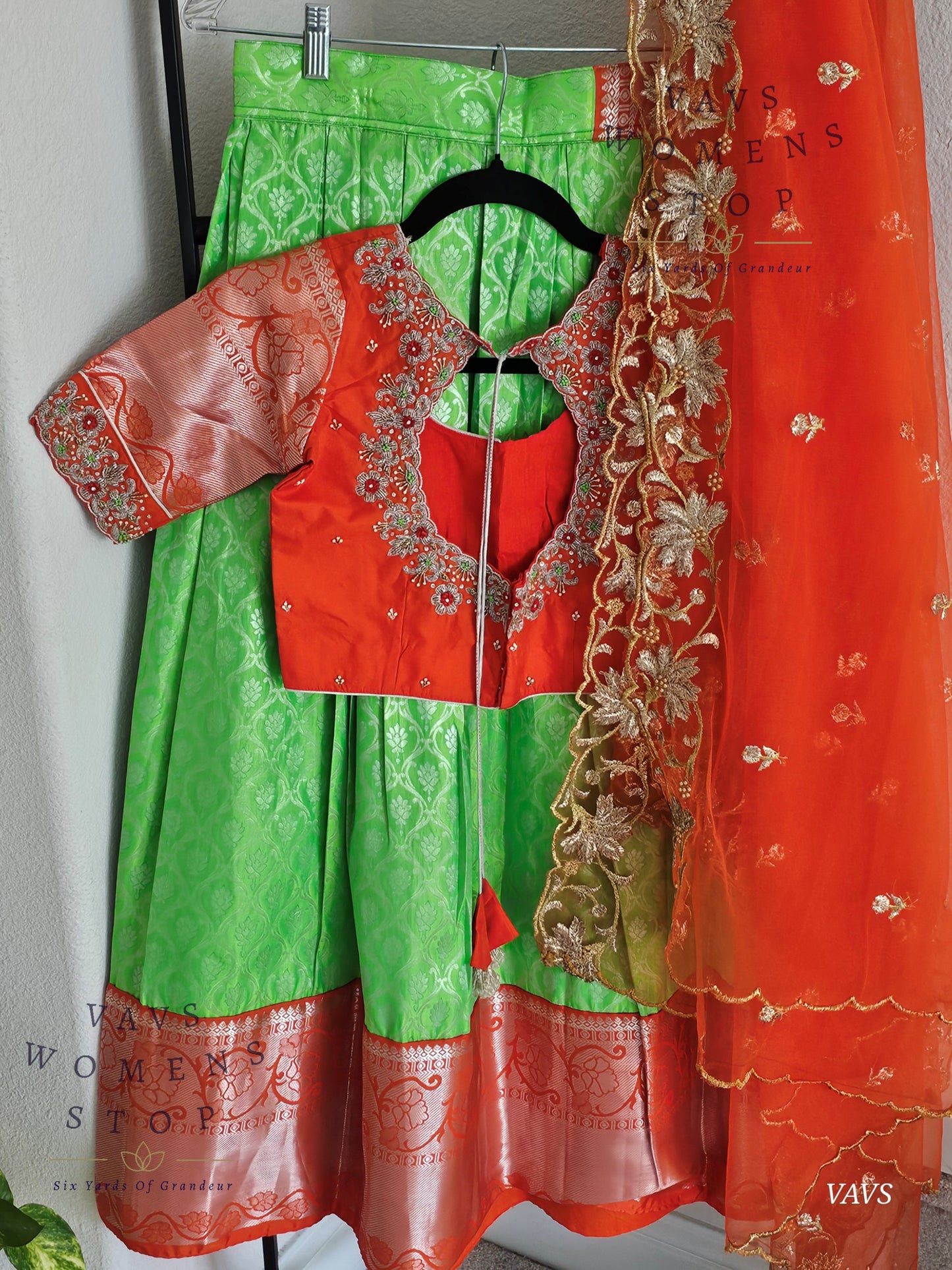 Traditional Half Saree Set