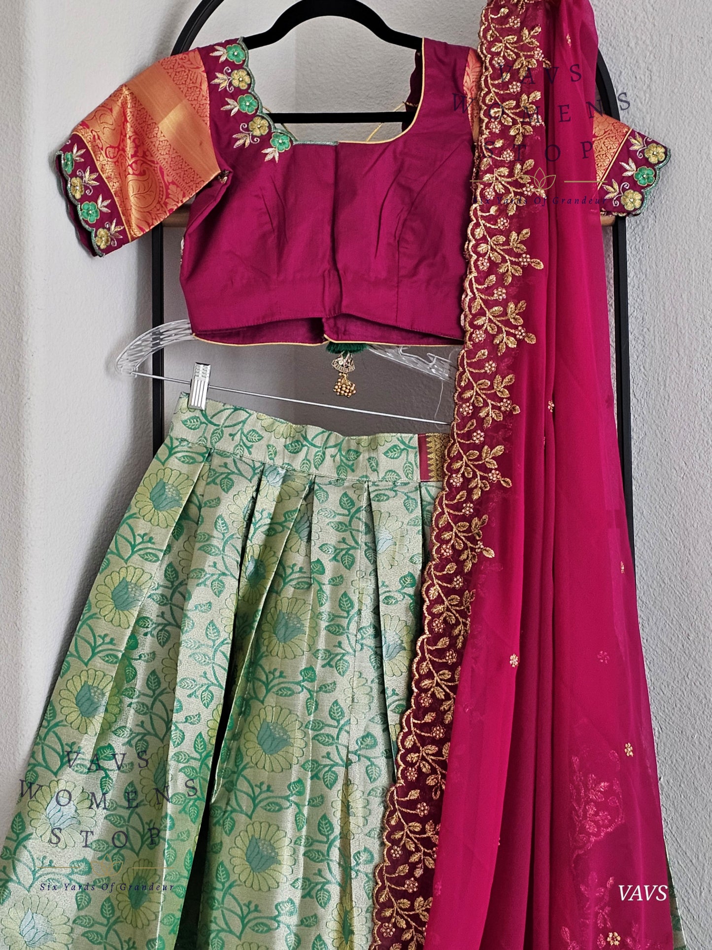Traditional Half Saree Set