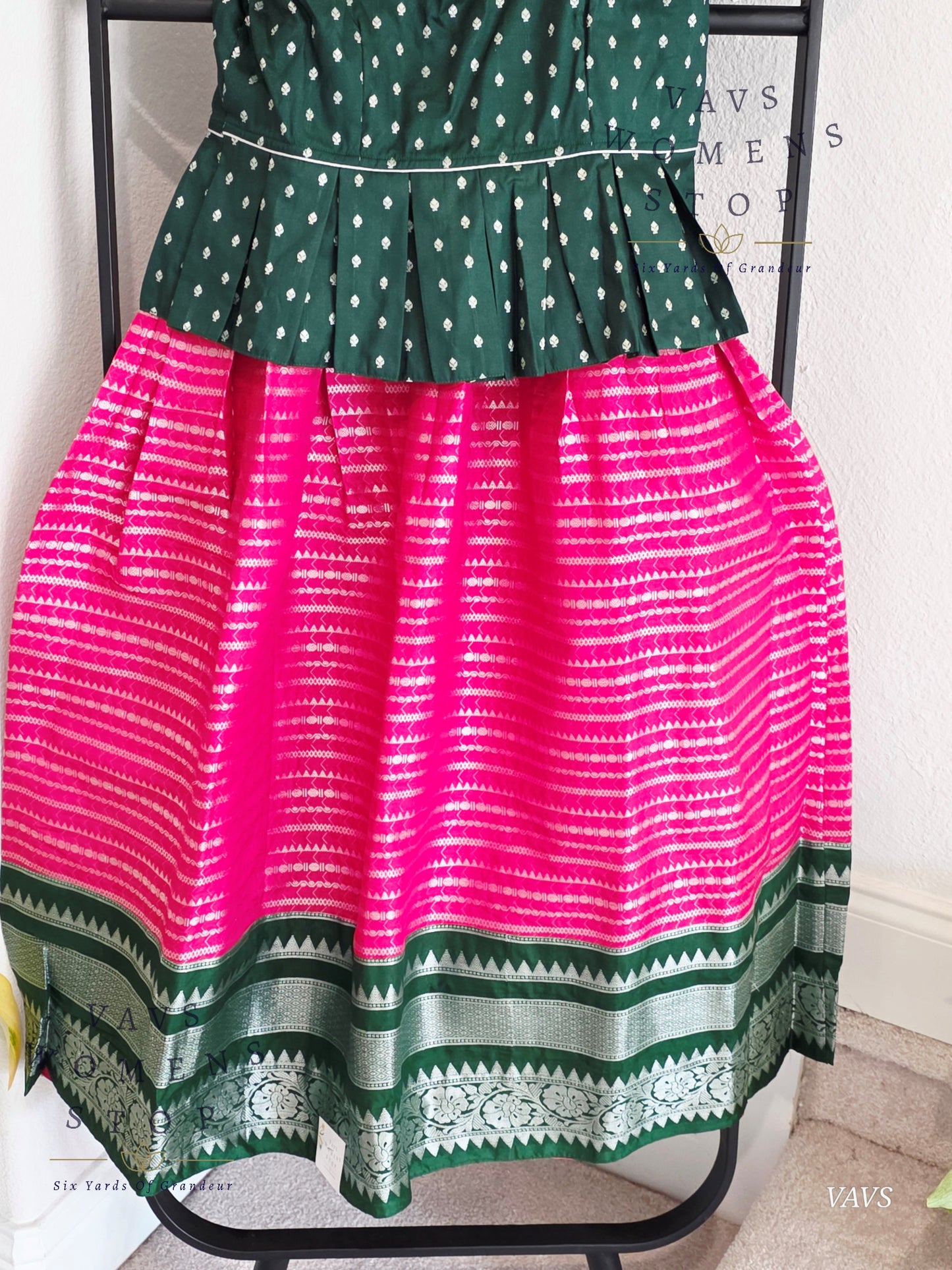 Designer Chiniya Benarasi Silk Lehenga Blouse