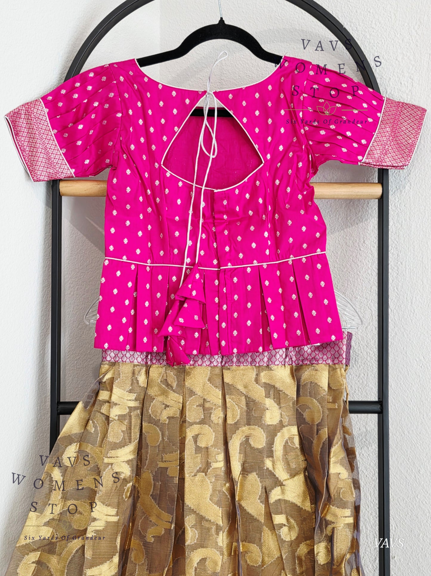 Tissue Organza Silk Lehenga Blouse