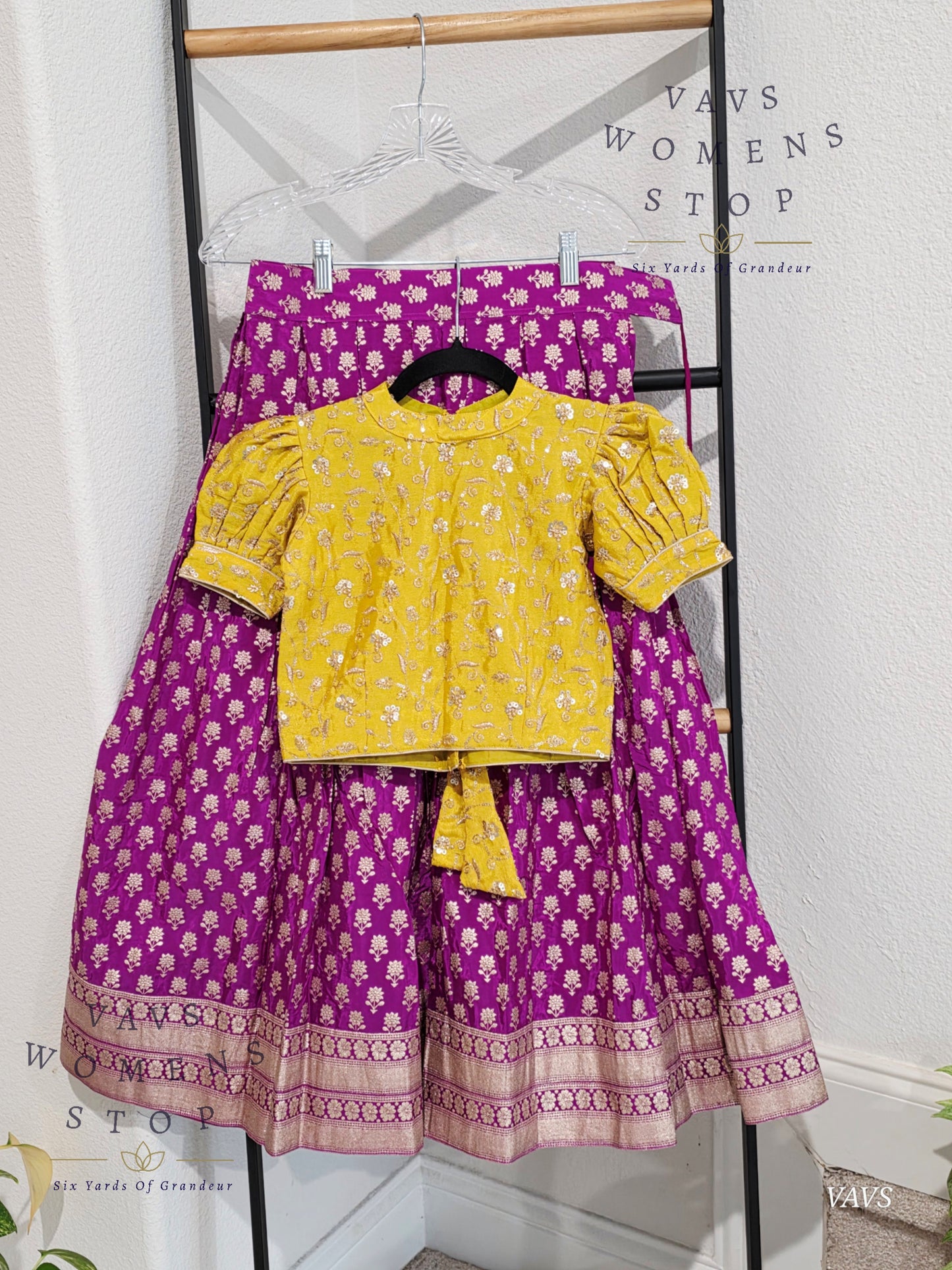 Designer Satin Benarasi Lehenga Blouse