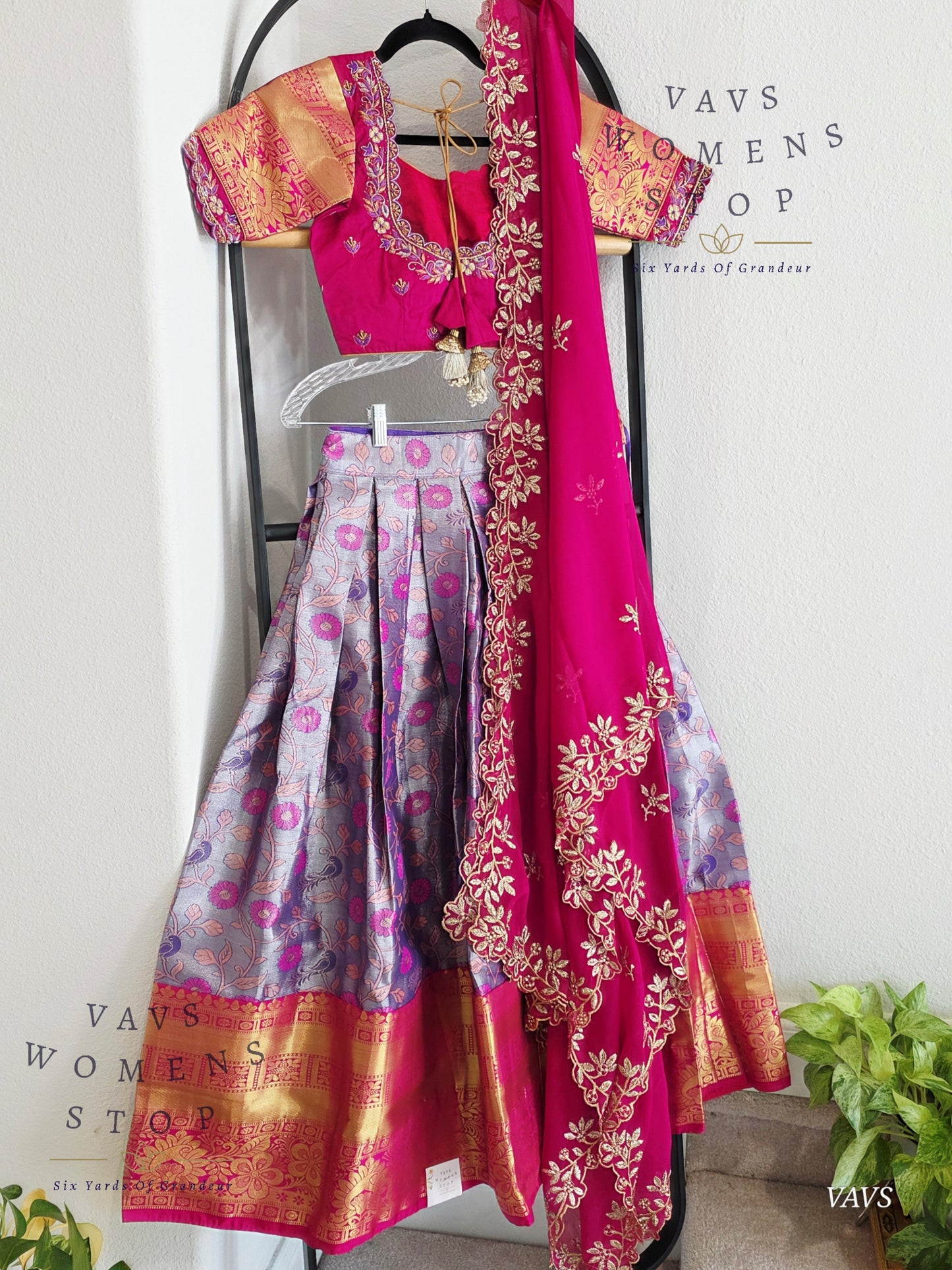 Traditional Half Saree Set
