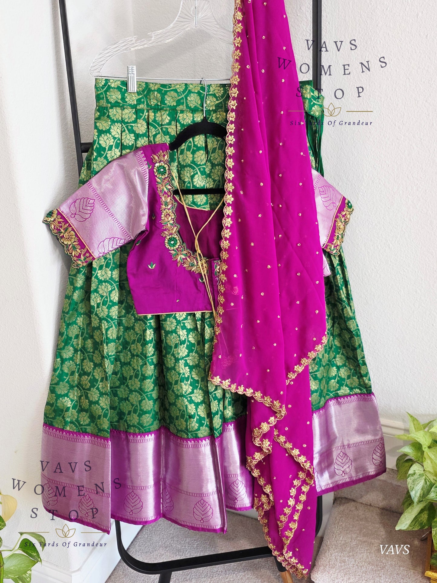 Traditional Half Saree Set