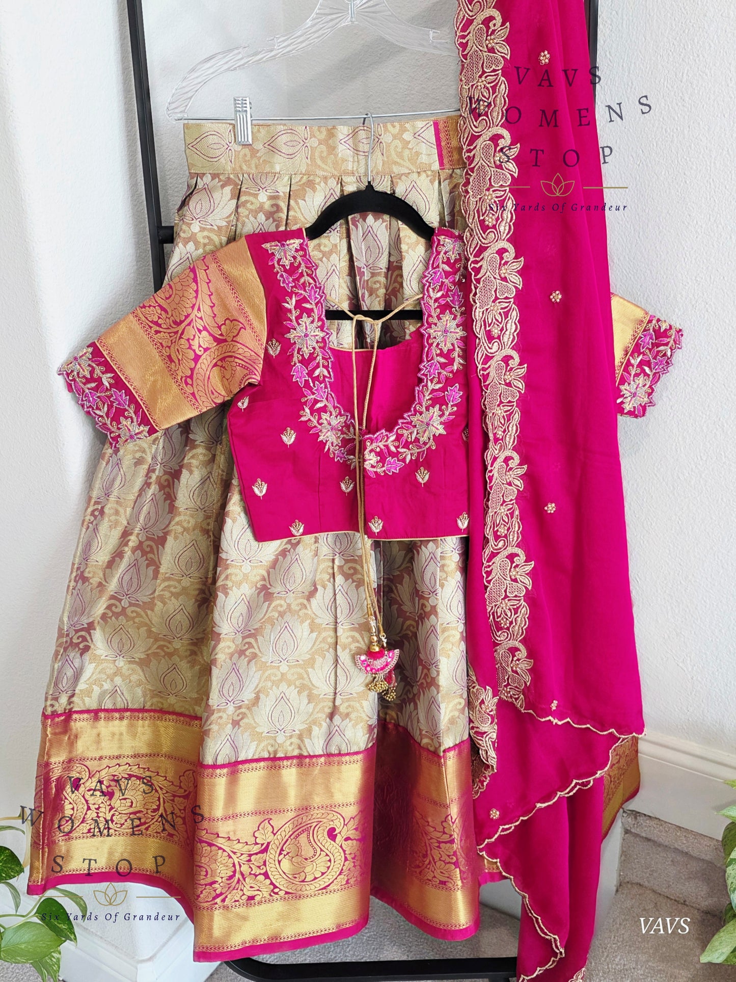 Traditional Half Saree Set