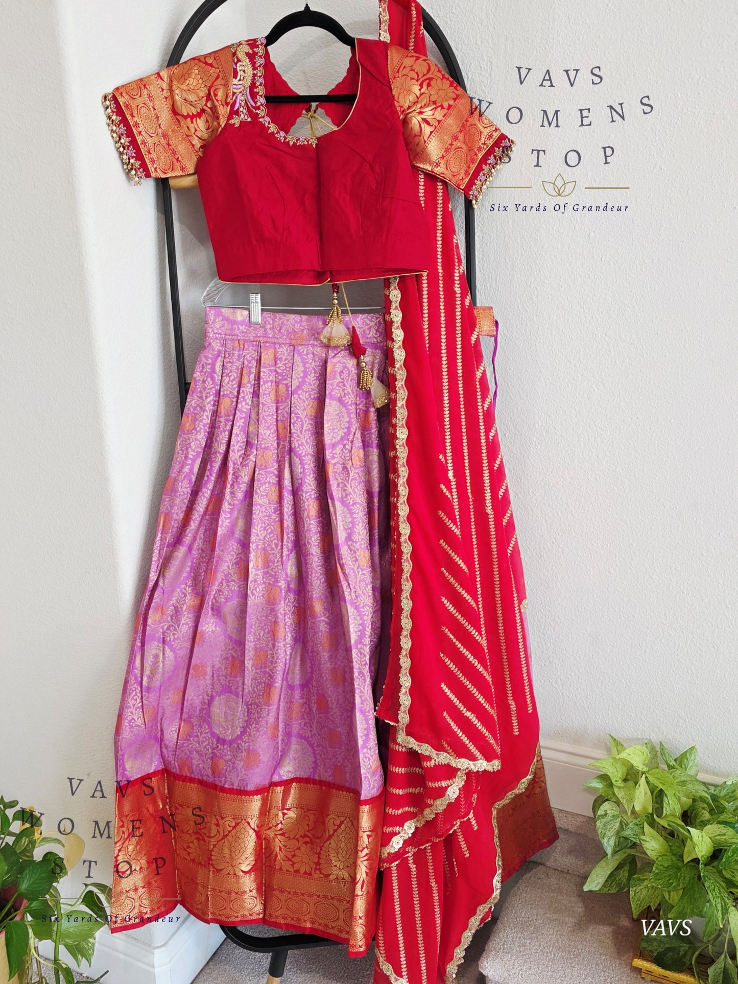 Traditional Half Saree Set
