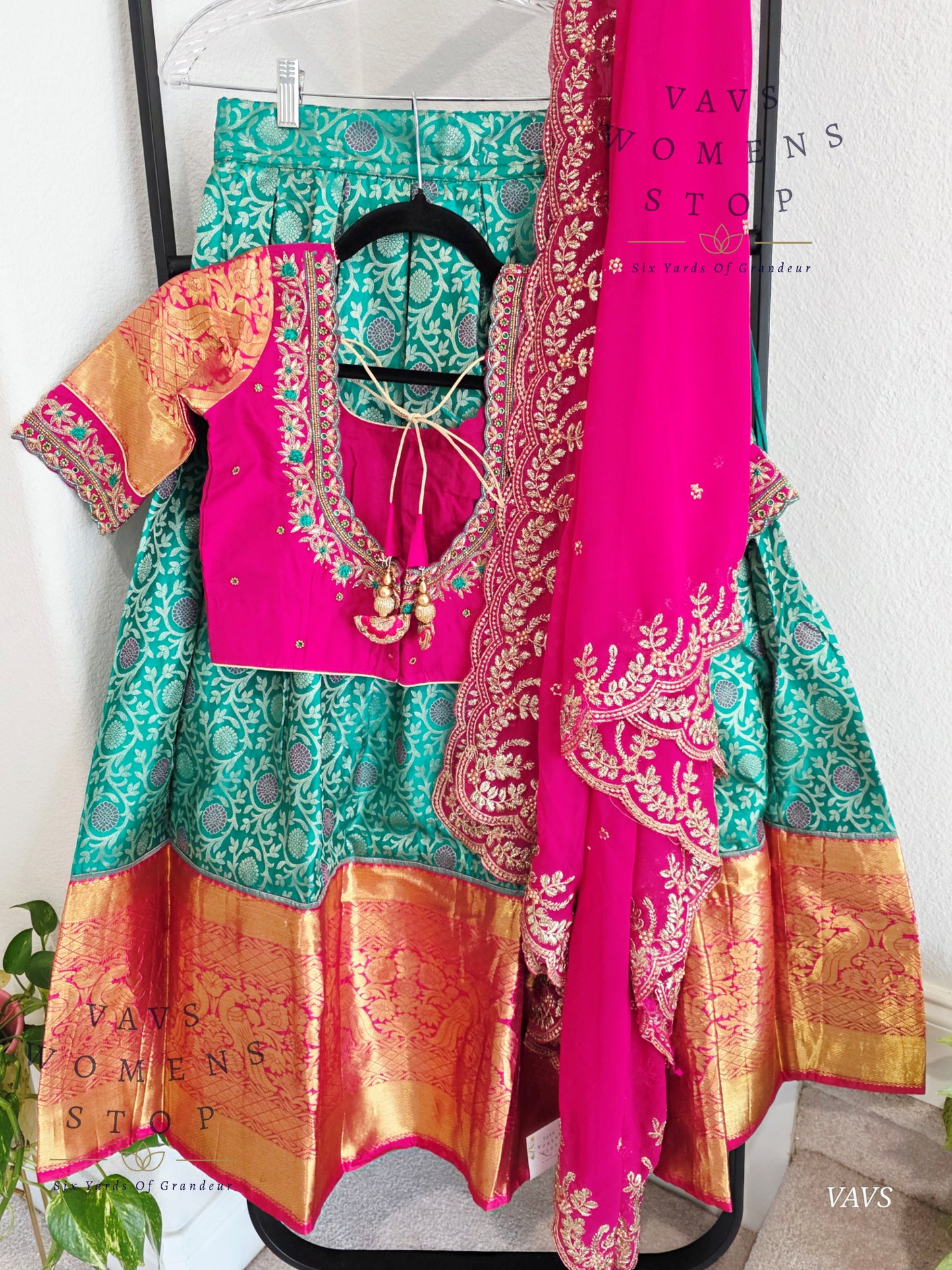 Traditional Half Saree Set