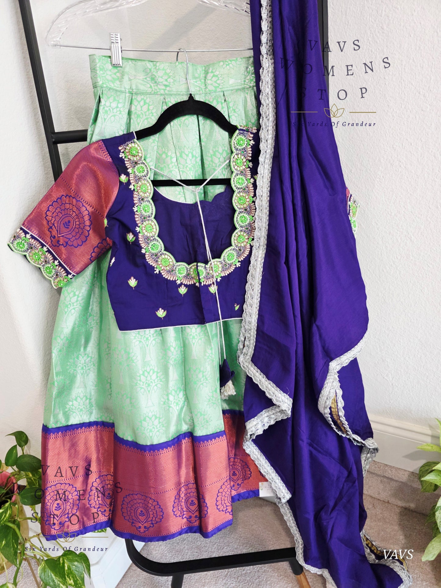 Traditional Half Saree Set