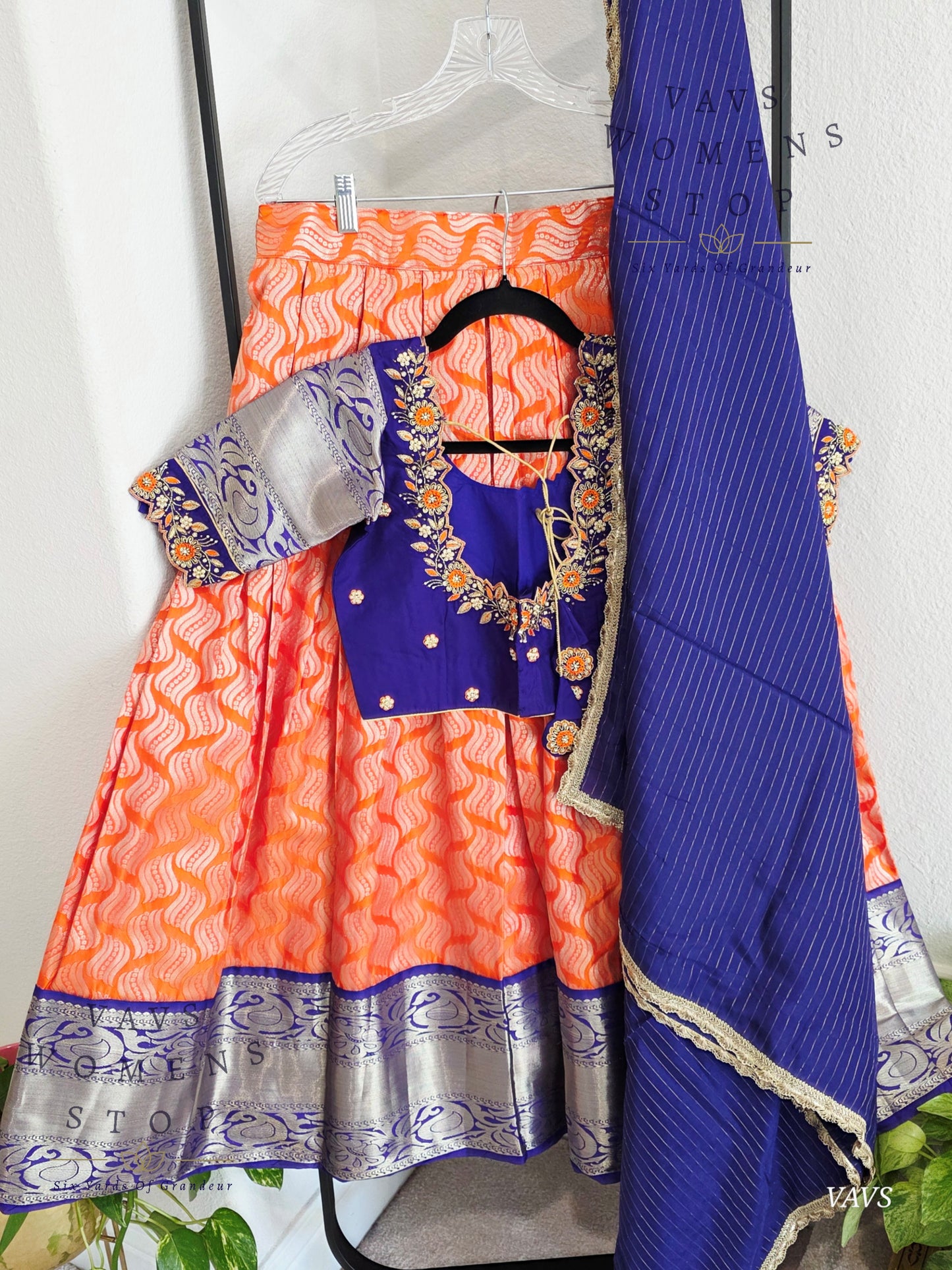 Traditional Half Saree Set