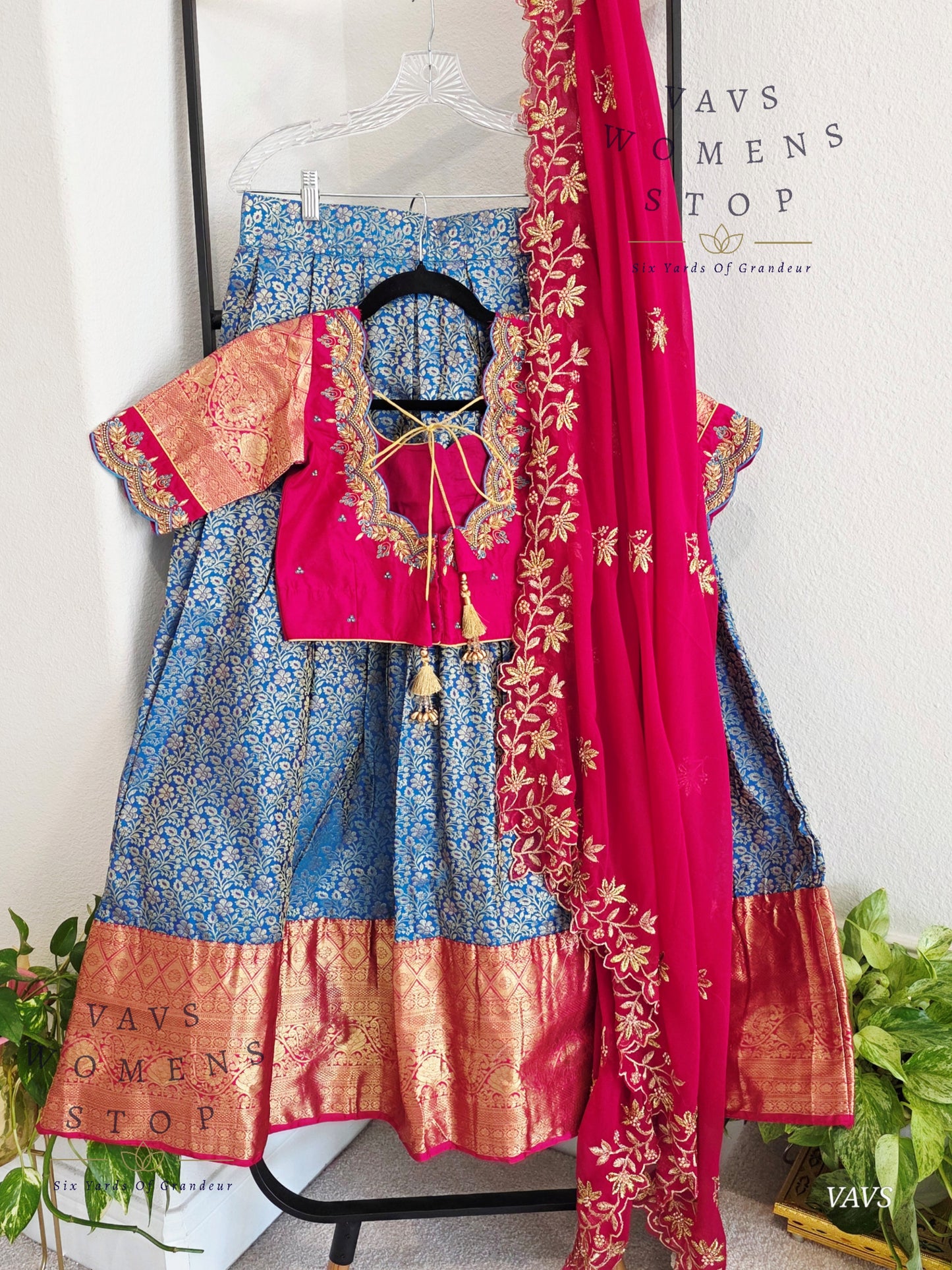 Traditional Half Saree Set