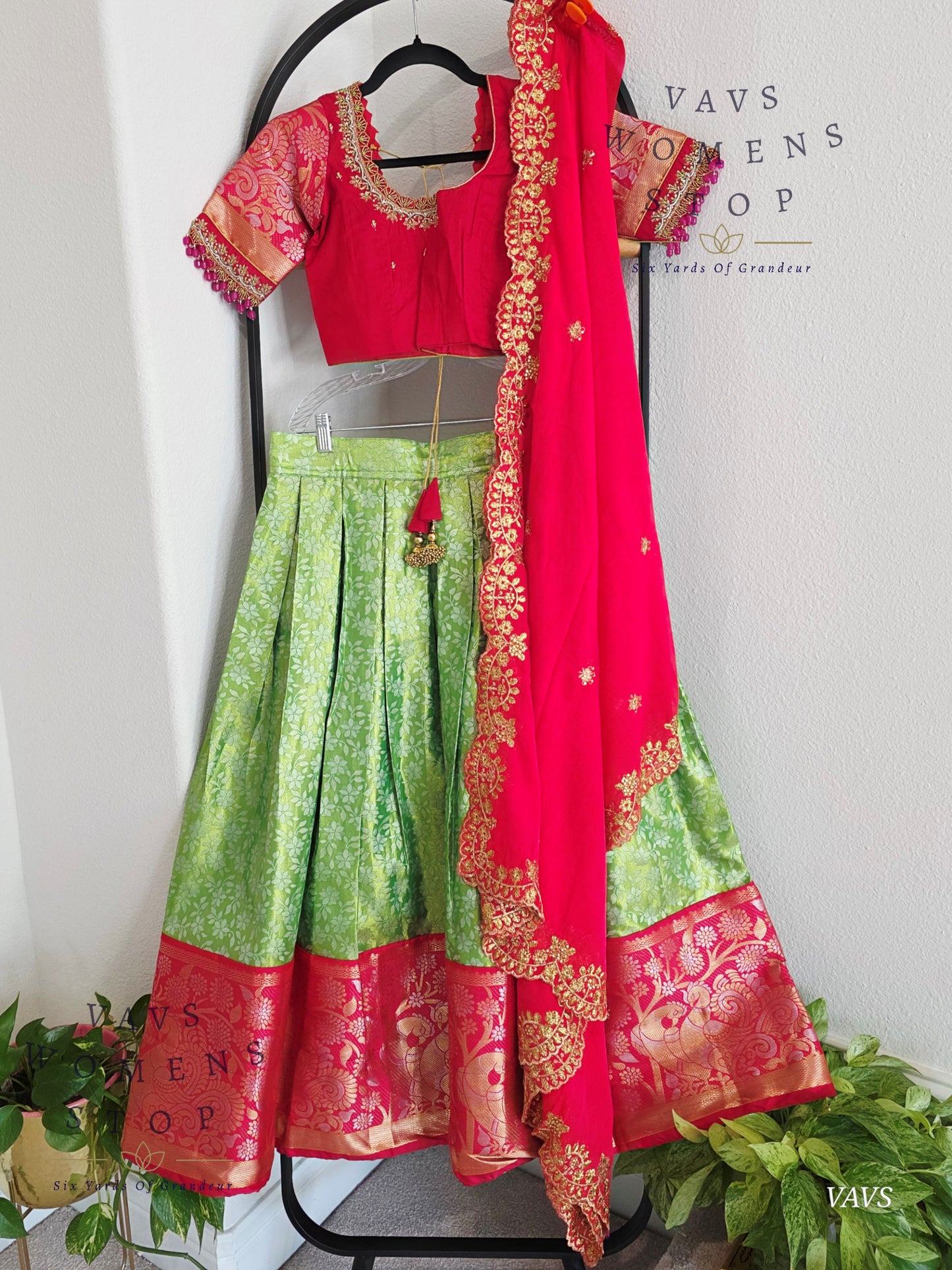 Traditional Half Saree Set