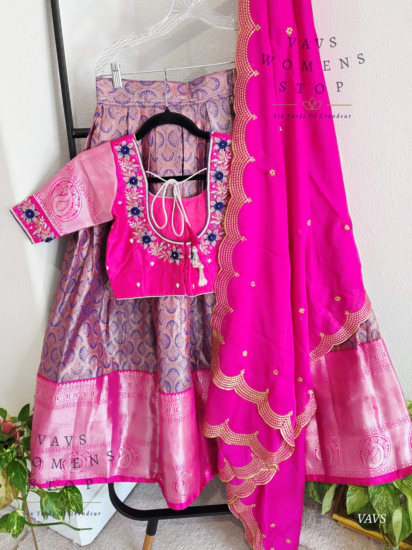 Traditional Half Saree Set