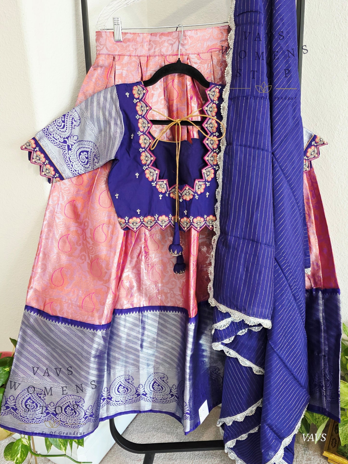 Traditional Half Saree Set