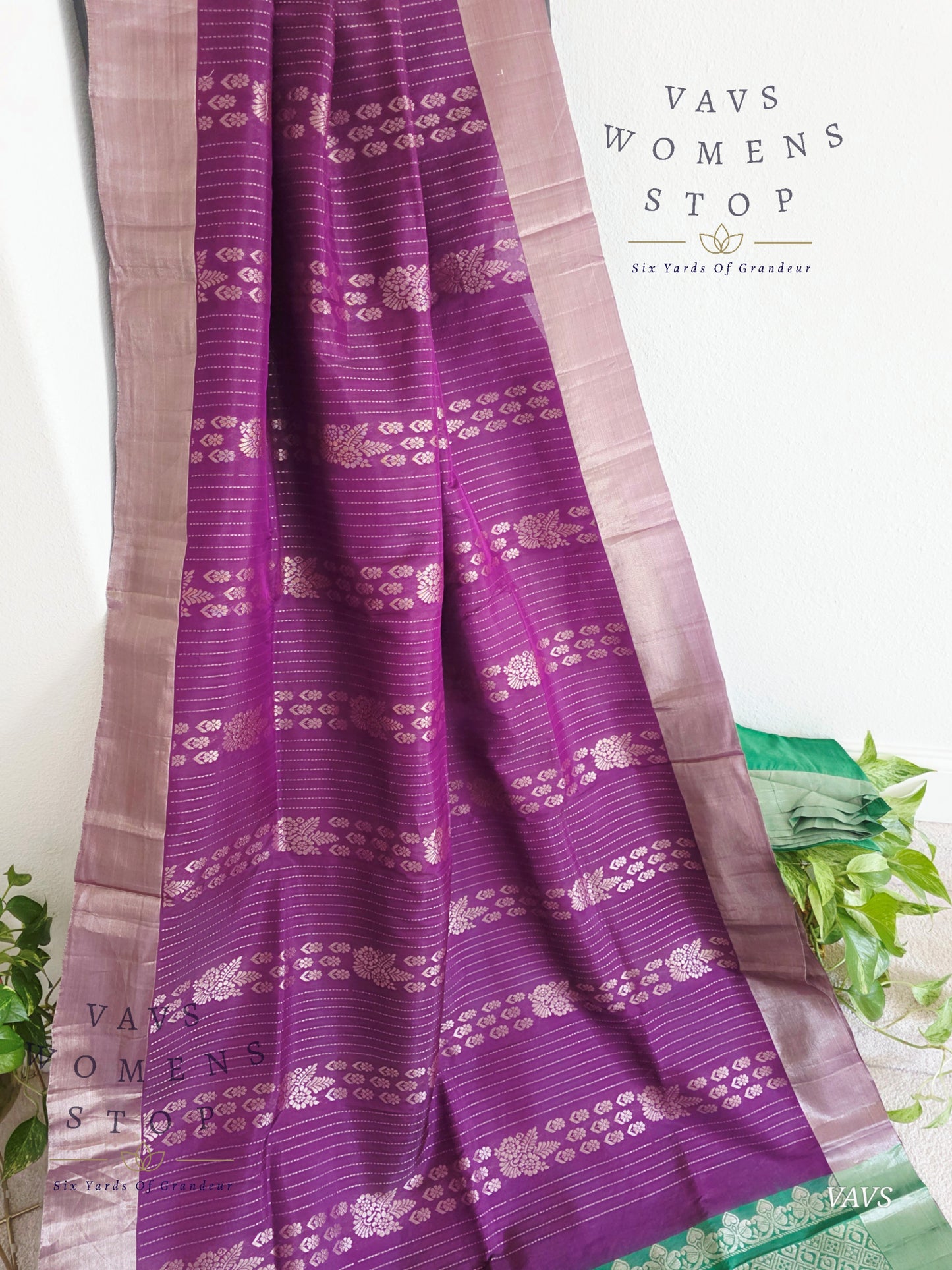 Semi Kanchi Soft Silk Saree with Khaddi Border