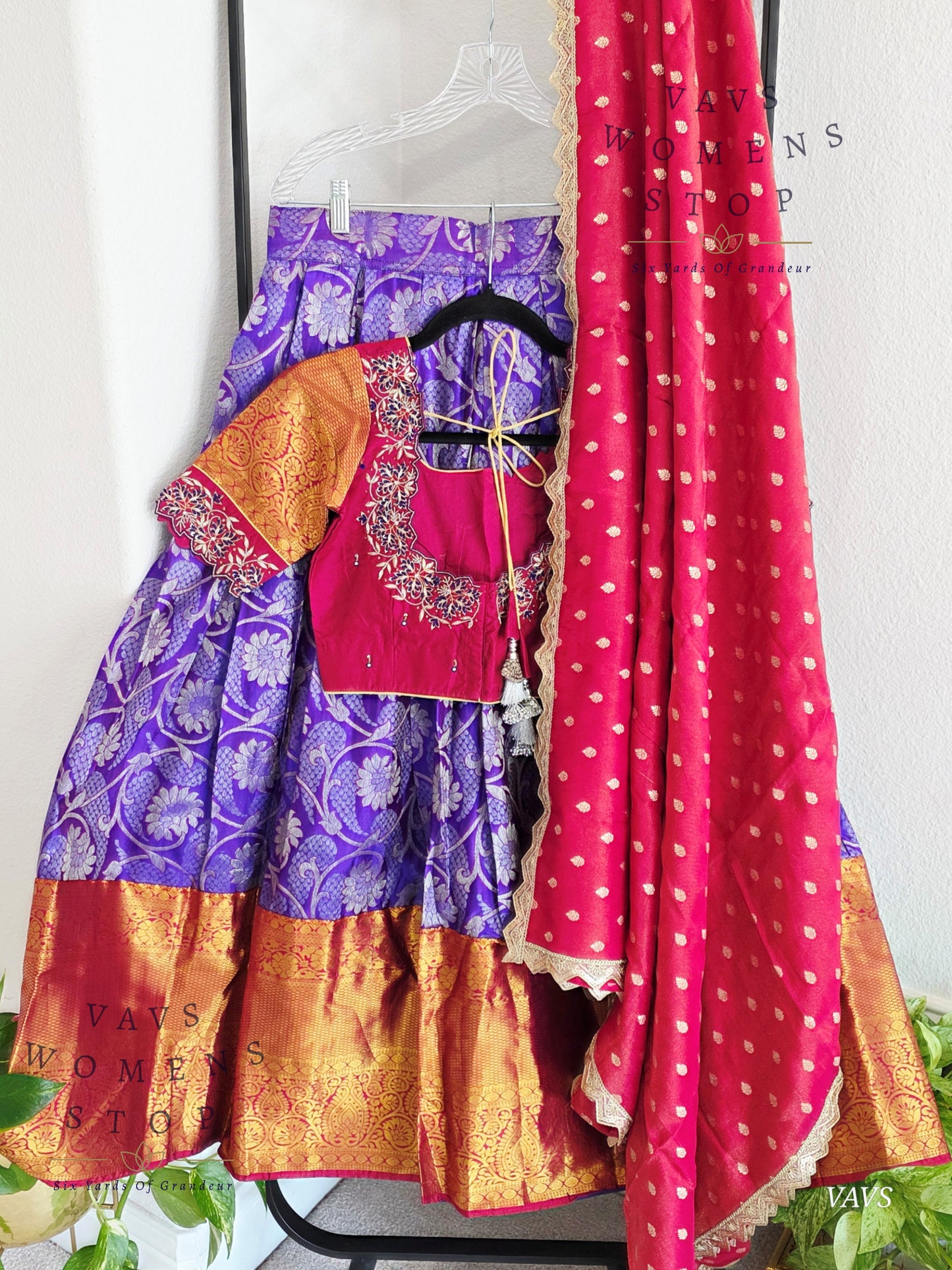 Traditional Half Saree Set
