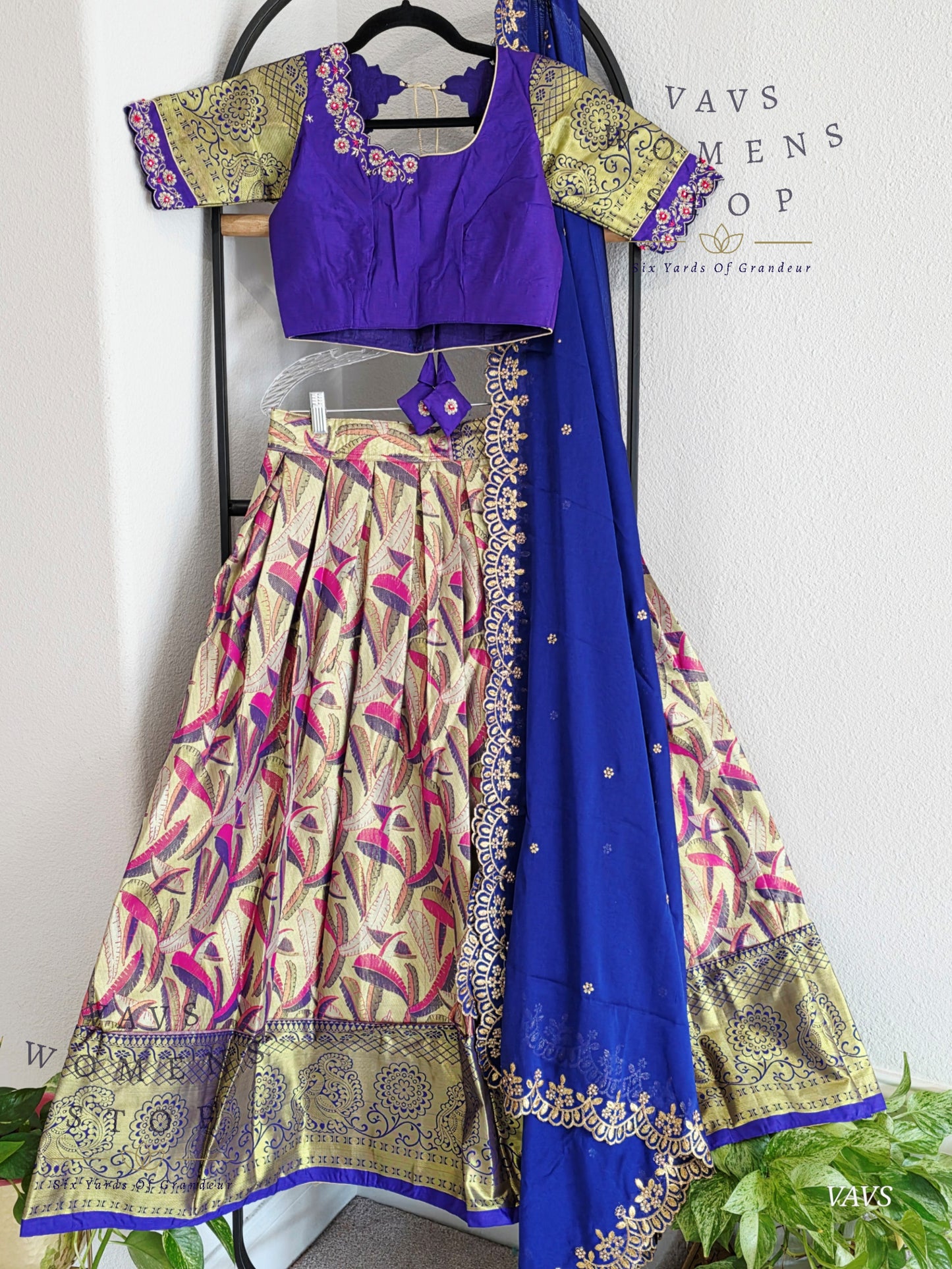 Traditional Half Saree Set