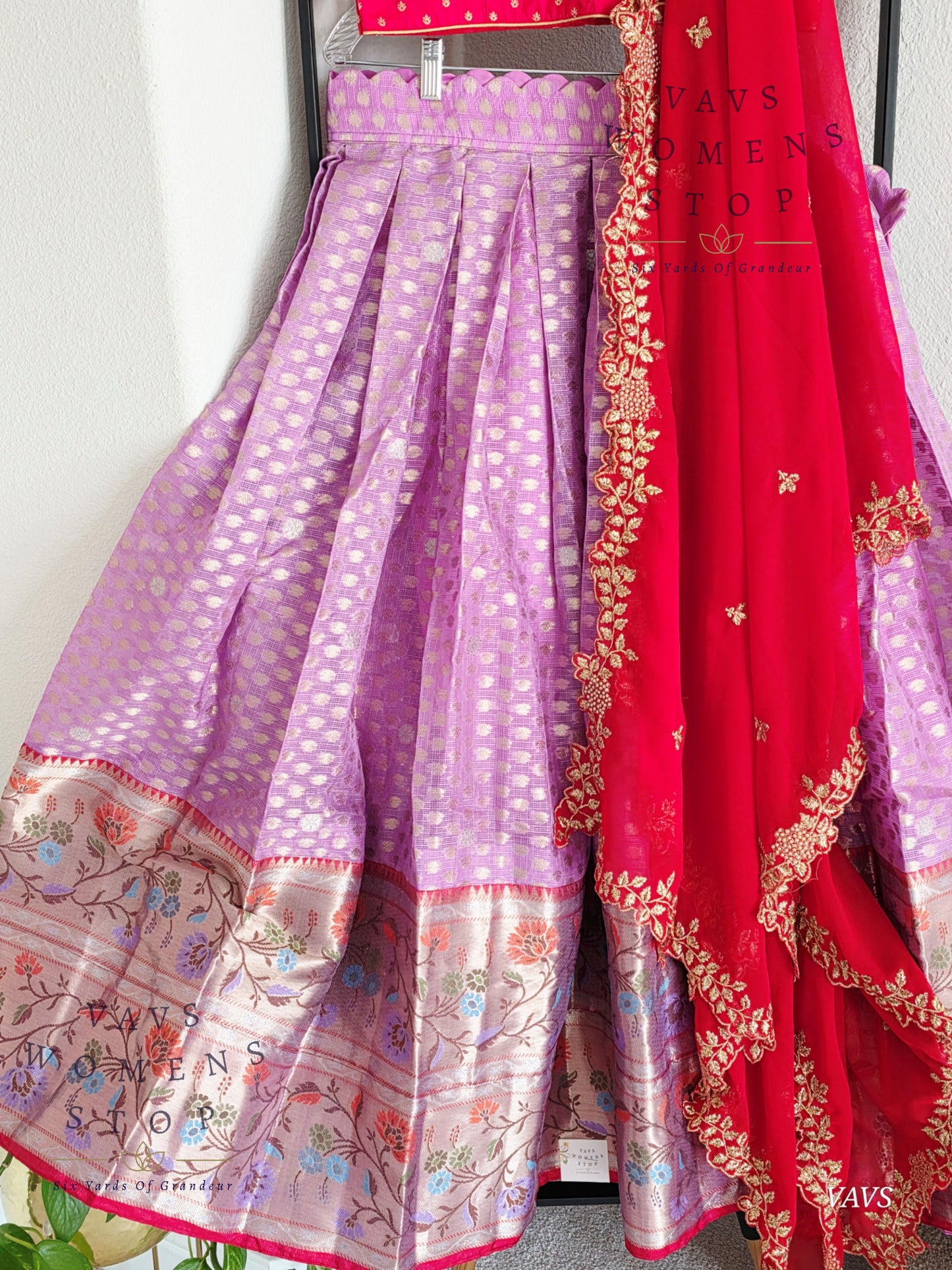Kota Paithani Lehenga Set