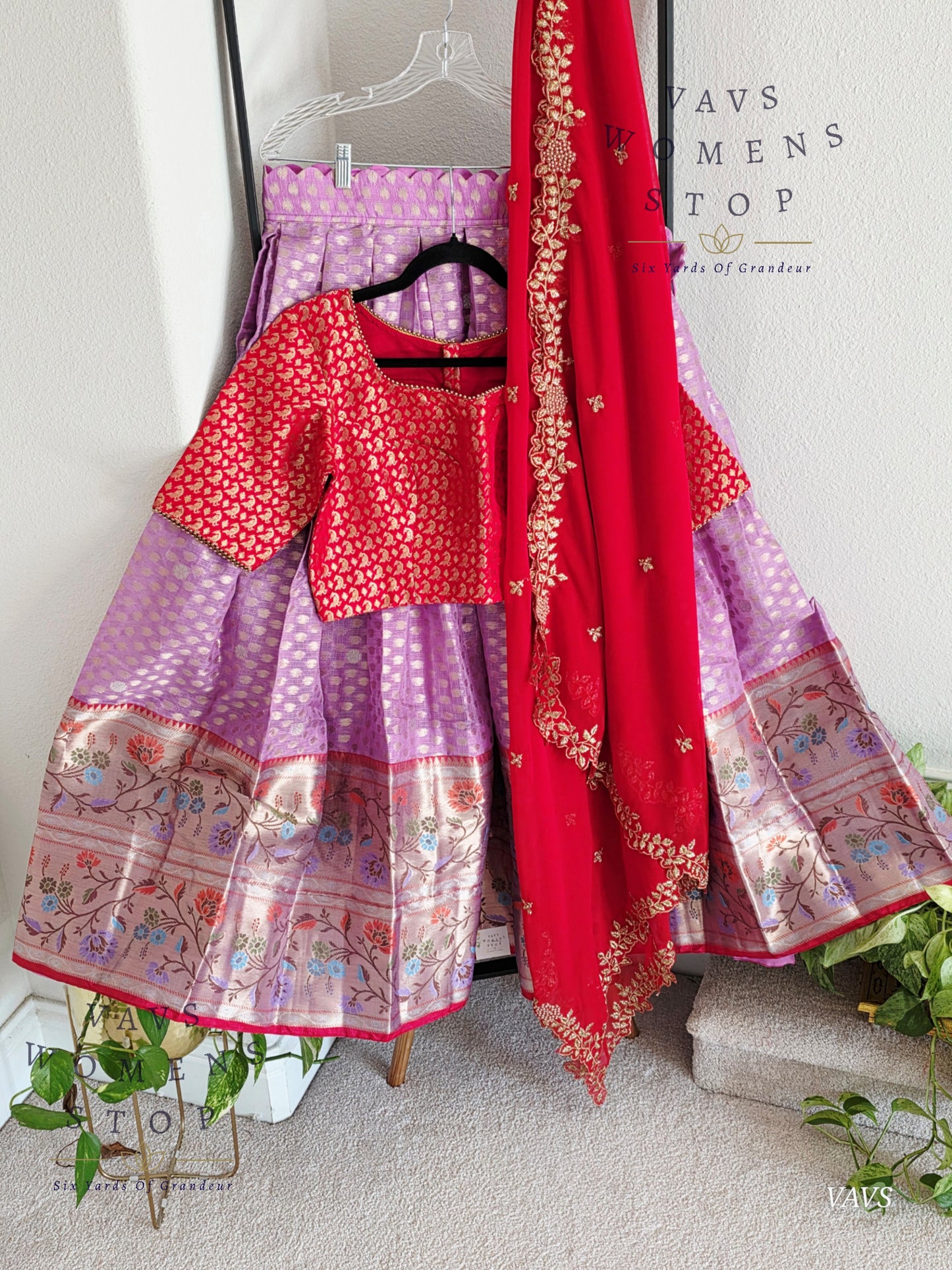 Kota Paithani Lehenga Set