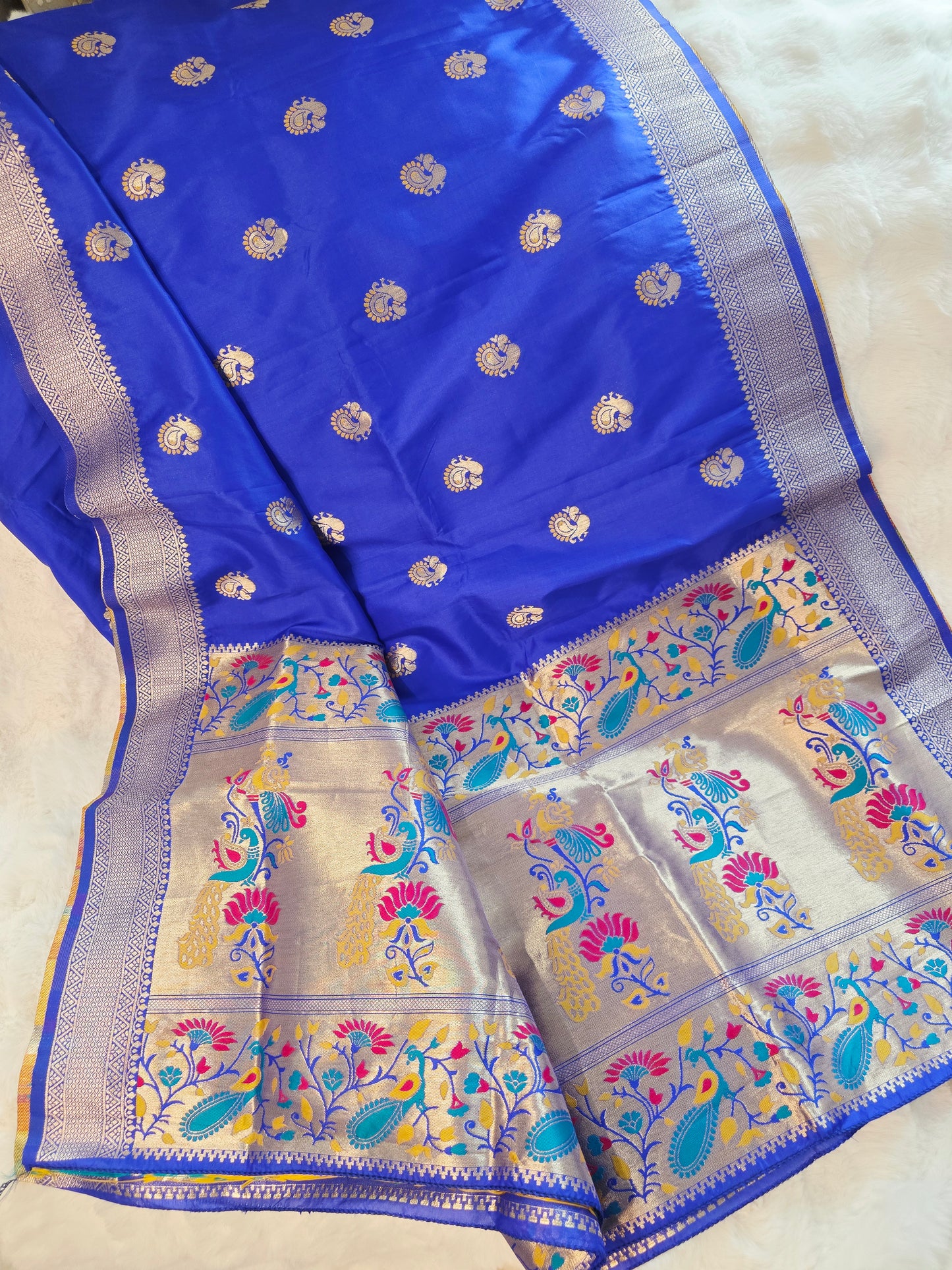 Paithani Benarasi Silk Dupatta for Lehenga Dresses Wedding Festive Ethnic Wear