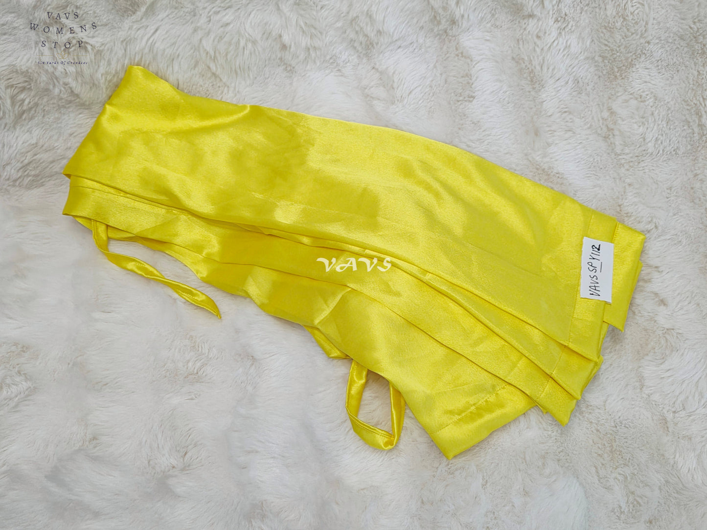 Sunlit Citrine Yellow Customized Satin Petticoat