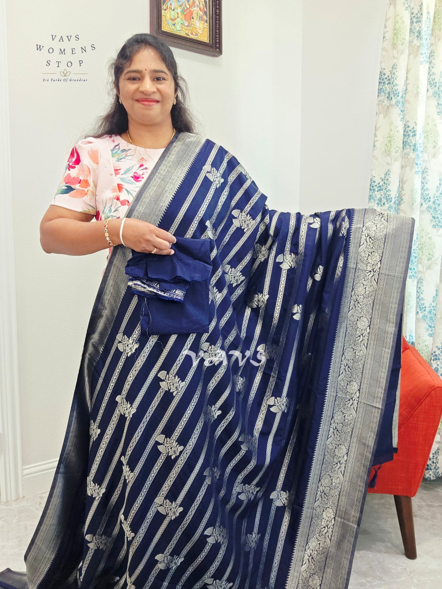 Semi Crepe Benarasi Silk Saree