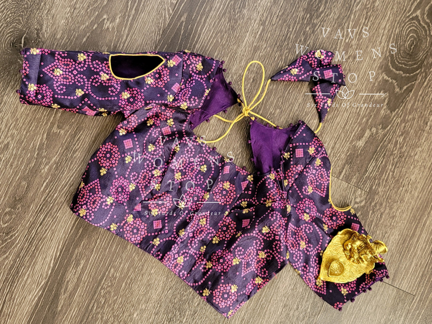 Bhandini Print Tussar Silk Blouse