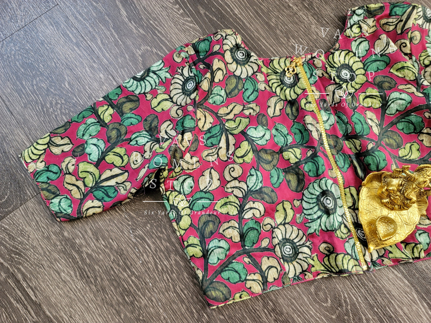 Pure Chanderi Kalamkari Blouse