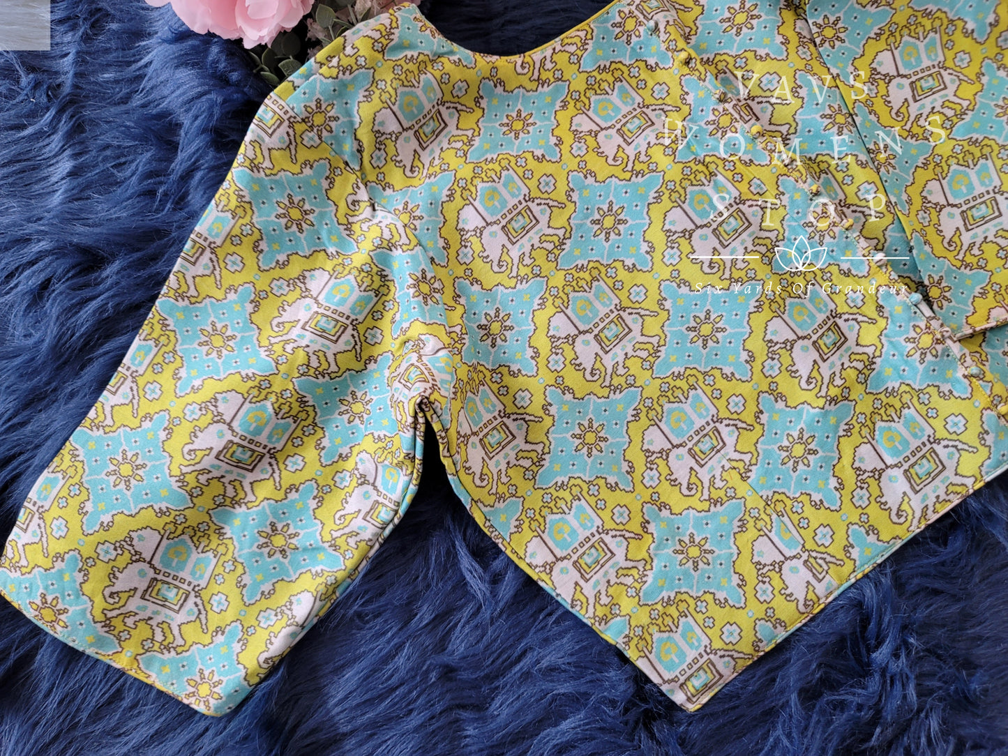Pure Chanderi Patola Blouse