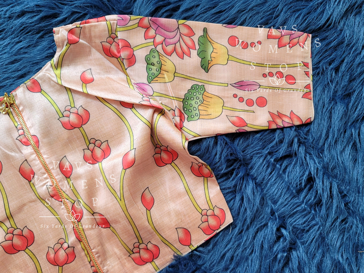 Tussar Kalamkari Blouse