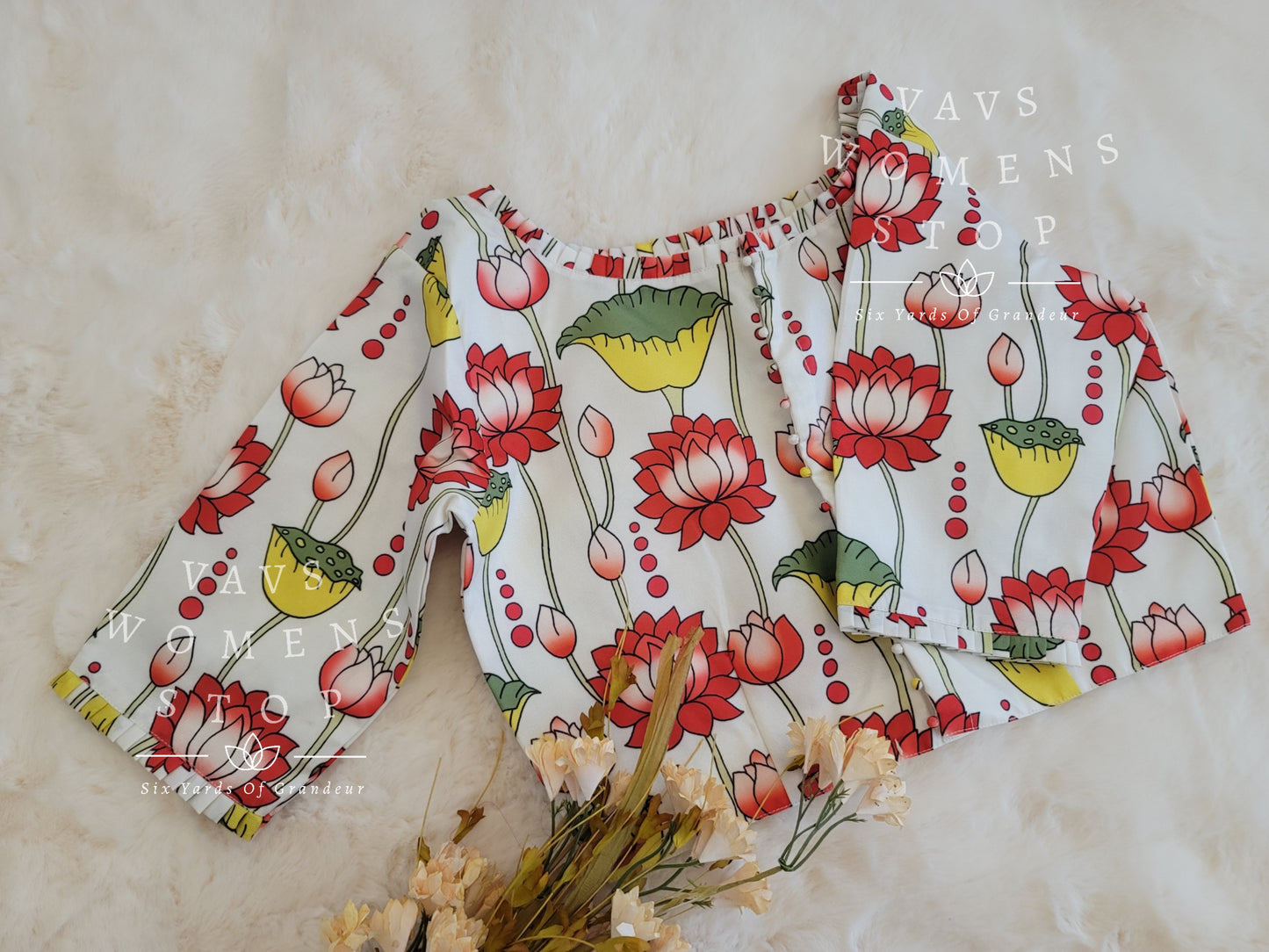 Tussar Kalamkari Blouse