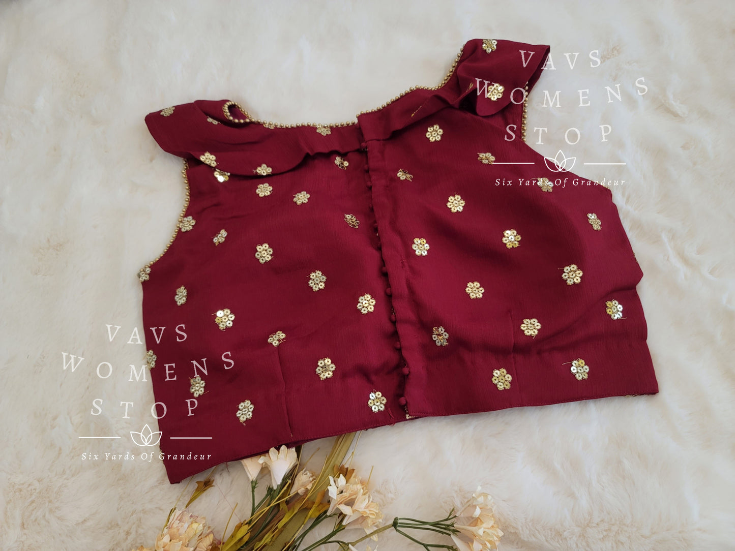 Chinon Chiffon Sleeveless Blouse