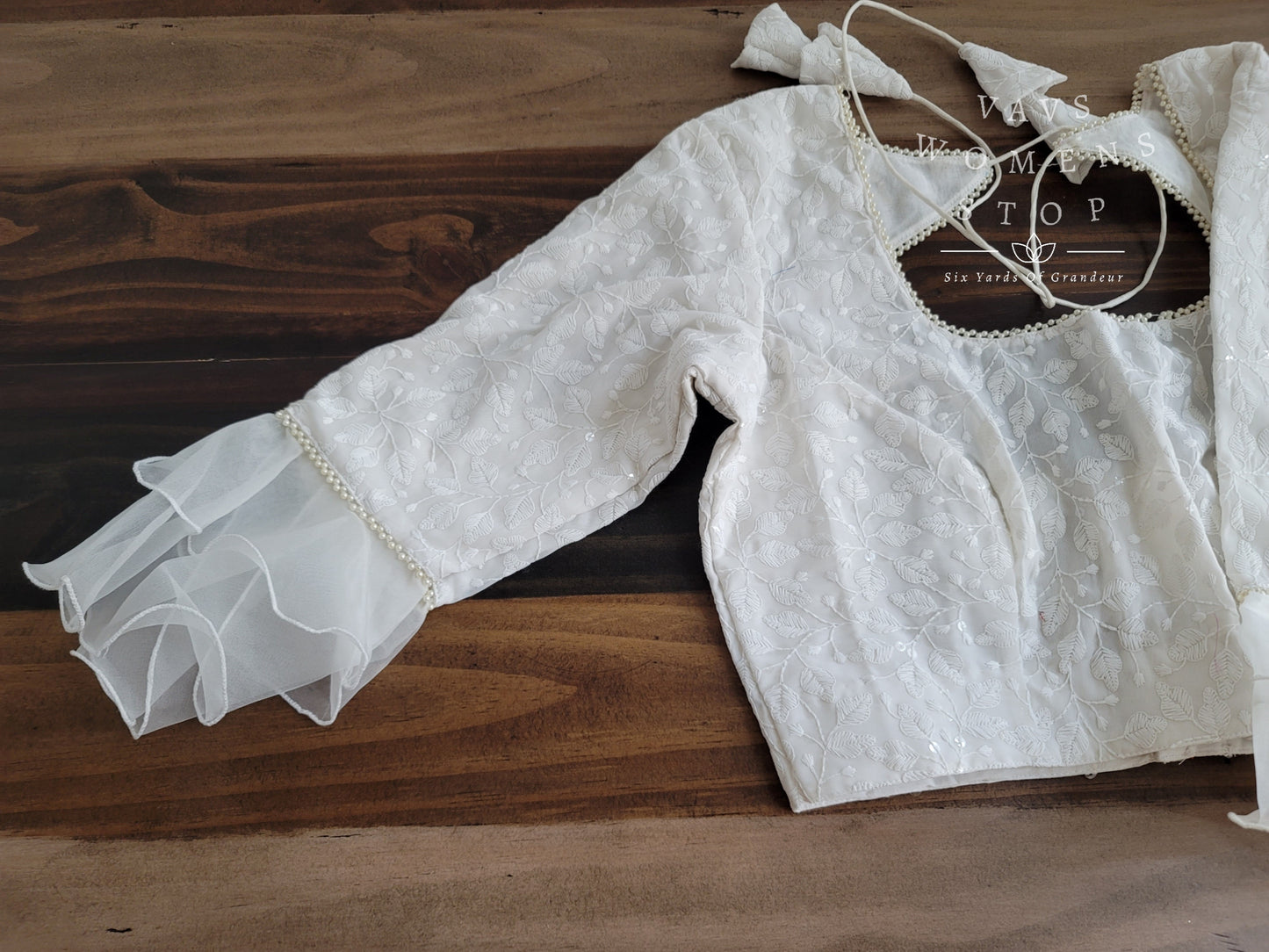 Georgette Chikankari Blouse