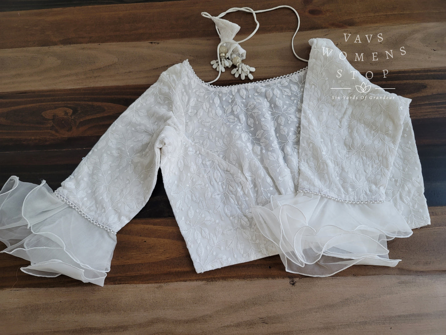 Georgette Chikankari Blouse