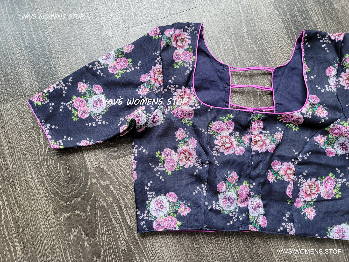 Floral Print Cotton Blouse
