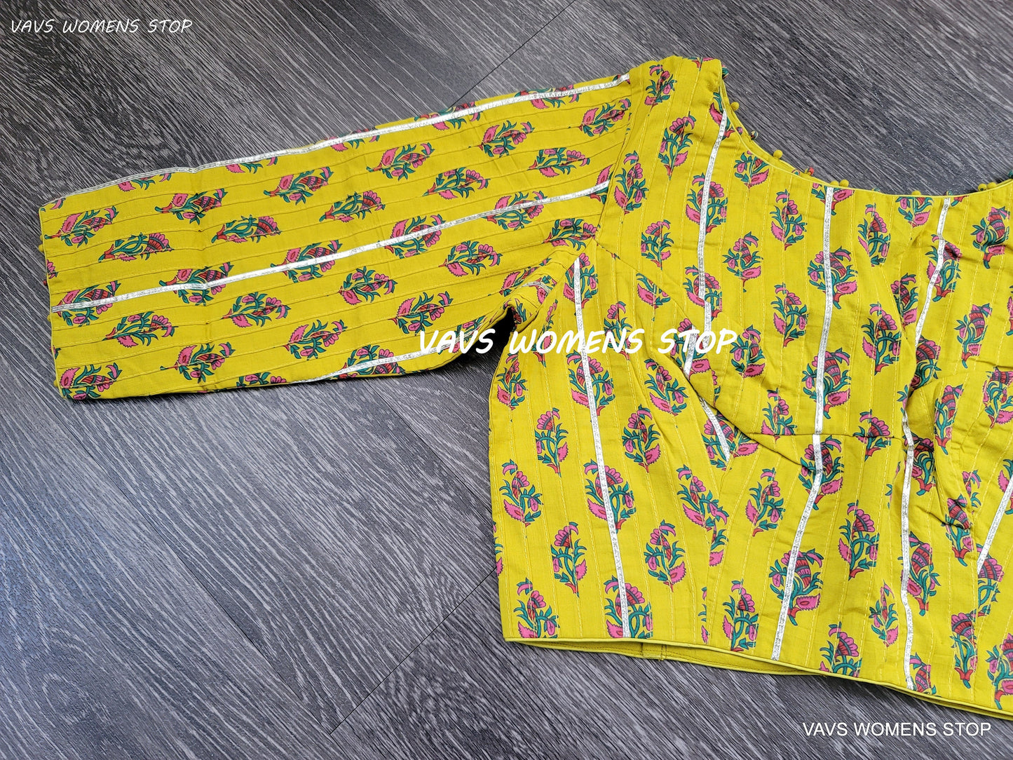 Floral Prints Cotton Blouse