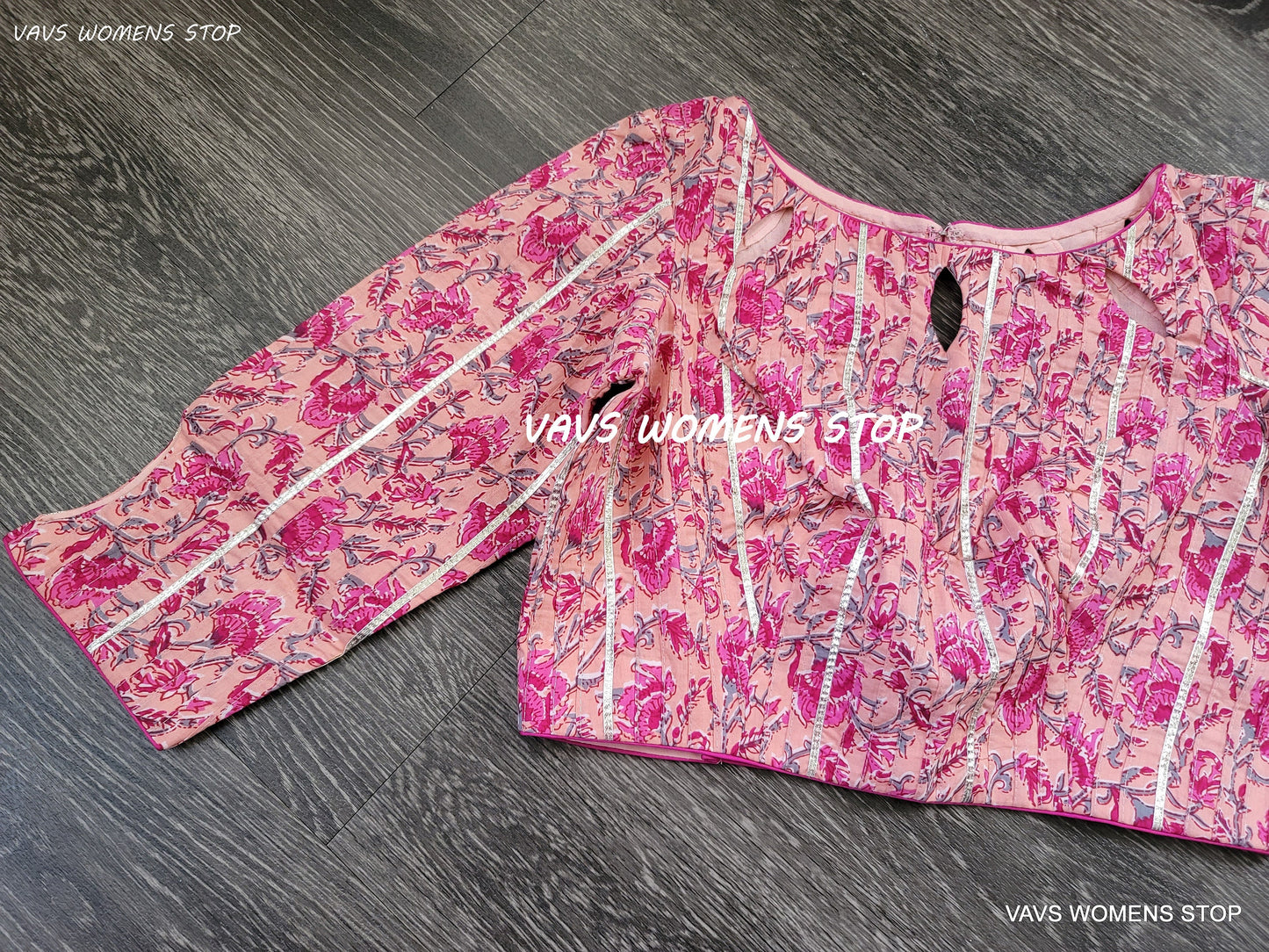 Floral Prints Cotton Blouse