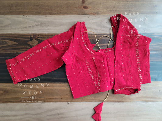 Georgette Sequins Designer Blouse