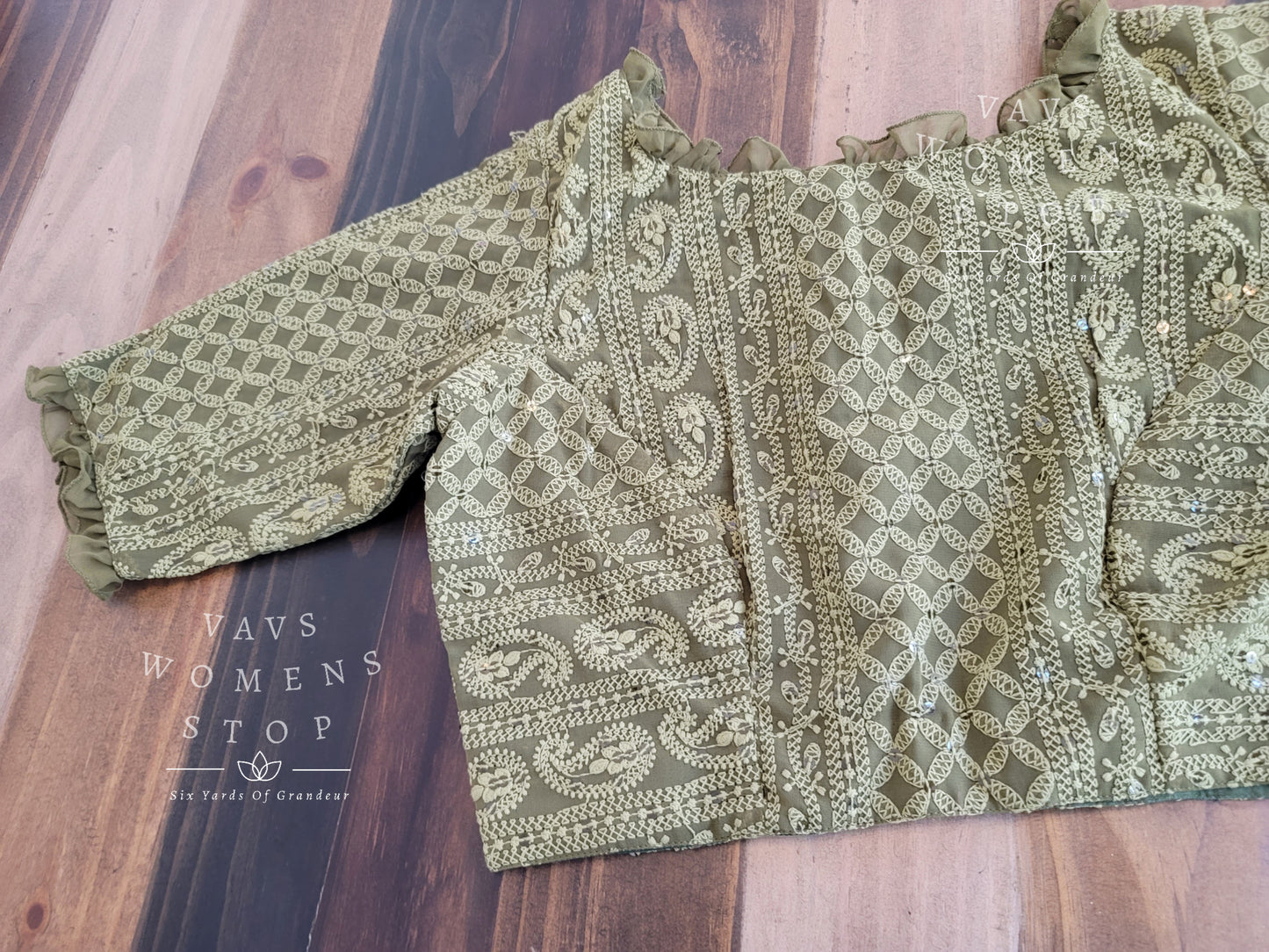 Georgette Chikankari Blouse